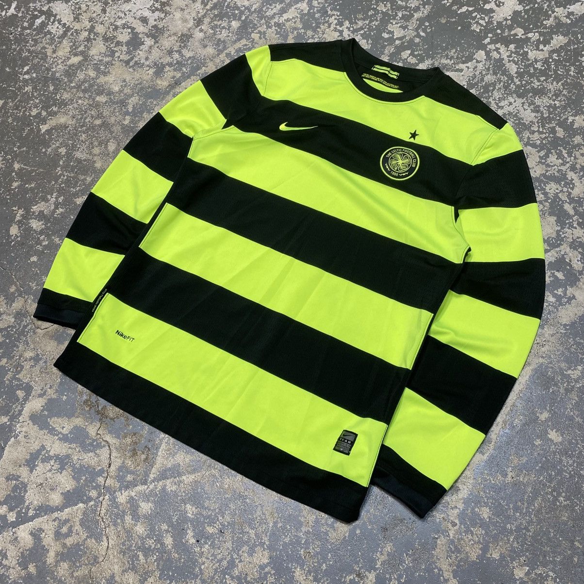Nike × Vintage Nike Celtic 2009/2010 Away Long Sleeve Soccer Football Jerse Size US S / EU 44-46 / 1 - 2 Thumbnail