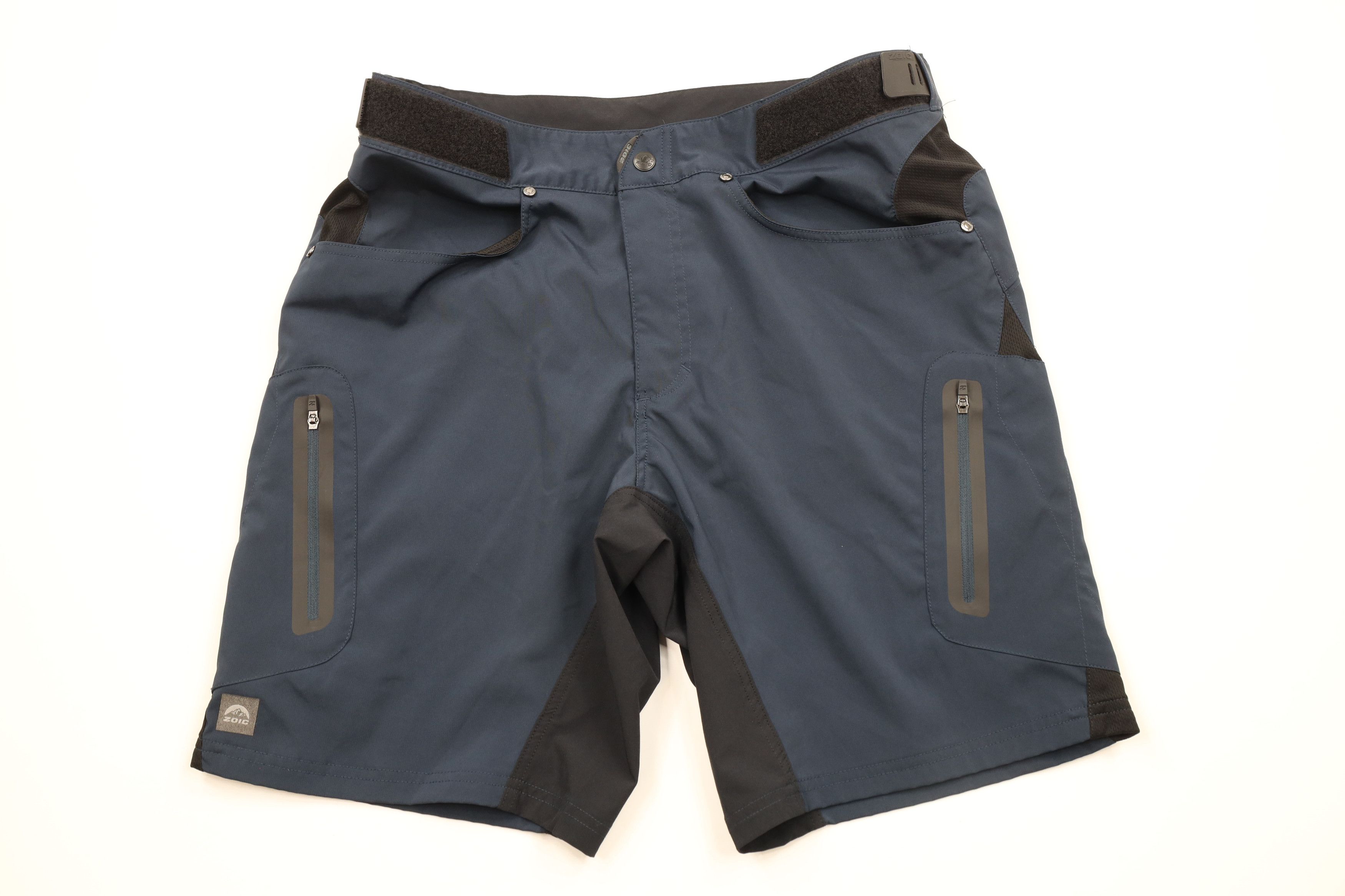 Vintage Zoic Stretch 9" Ether Bicycle Cycling Cargo Shorts Navy Blue Size US 34 / EU 50 - 1 Thumbnail