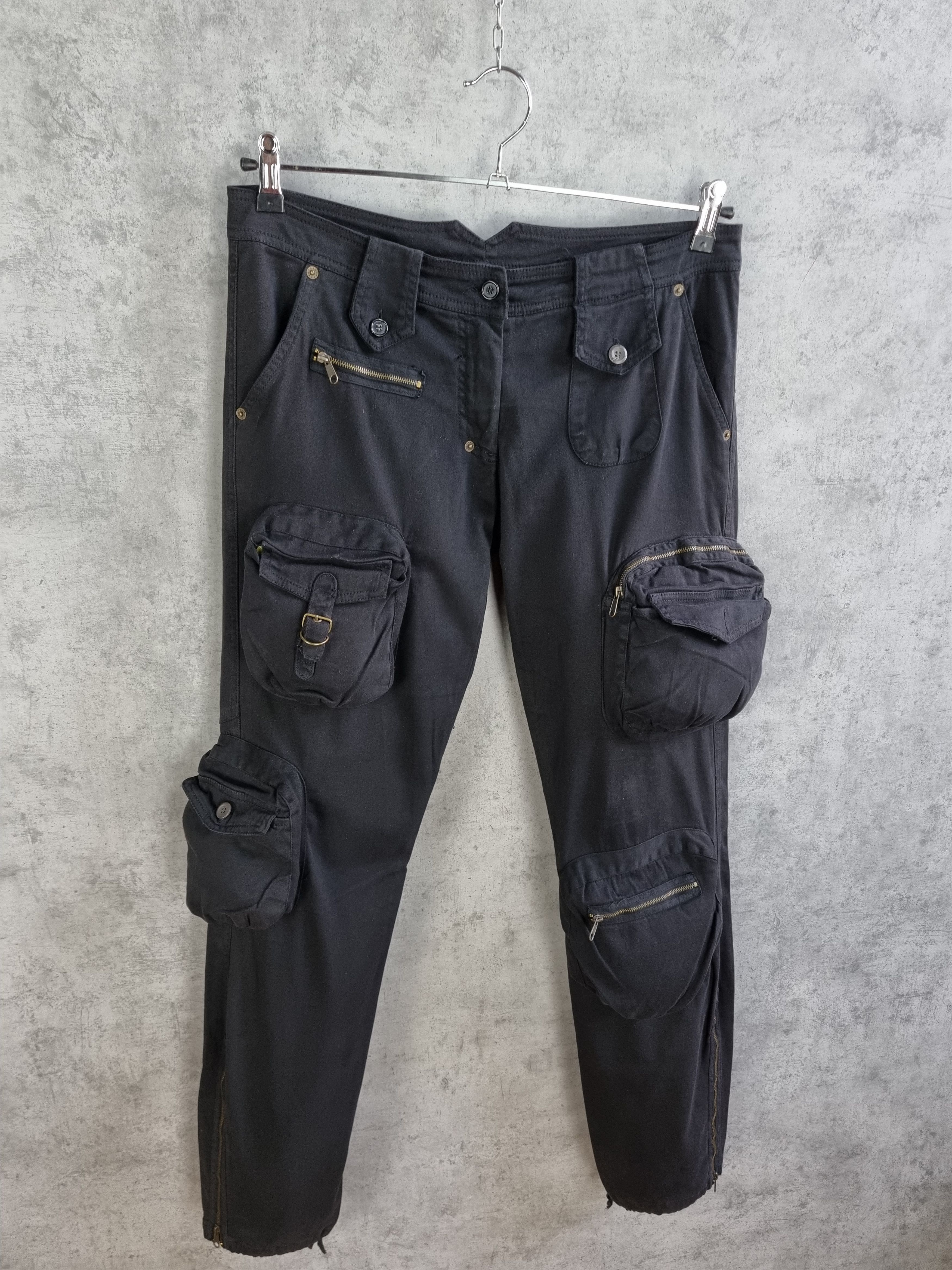 Japanese Brand × Seditionaries Double Cargo Big Pockets Vintage Cotton Pants Size US 28 / EU 44 - 7 Thumbnail