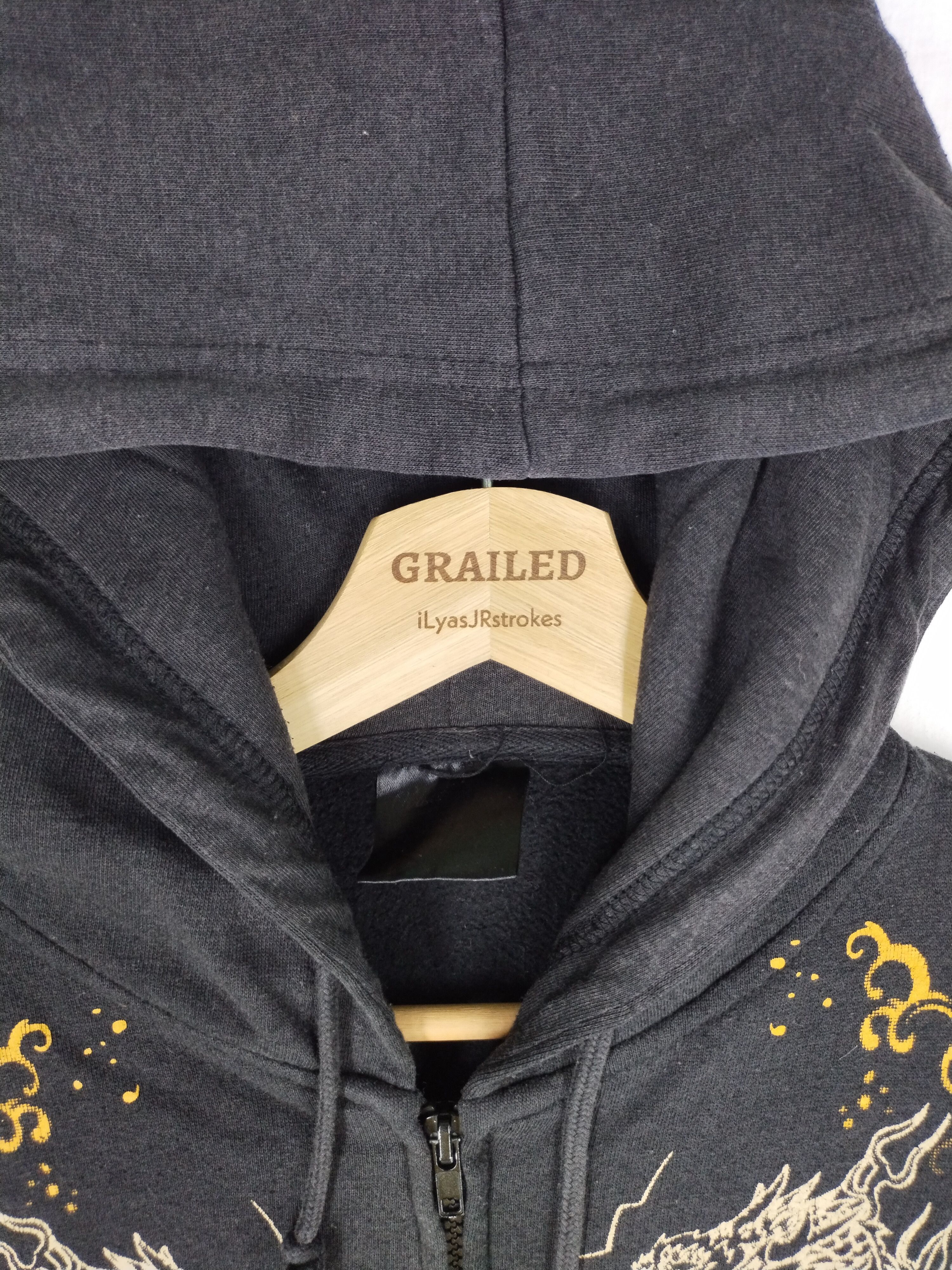 If Six Was Nine × Japanese Brand Vintage Japanese Dragon Design Zipper Hoodie Size US M / EU 48-50 / 2 - 11 Thumbnail