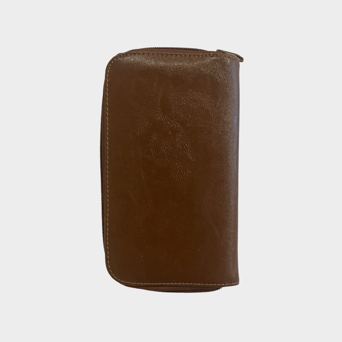 Vintage Vintage 1980's Leather Wallet Size ONE SIZE - 3 Thumbnail