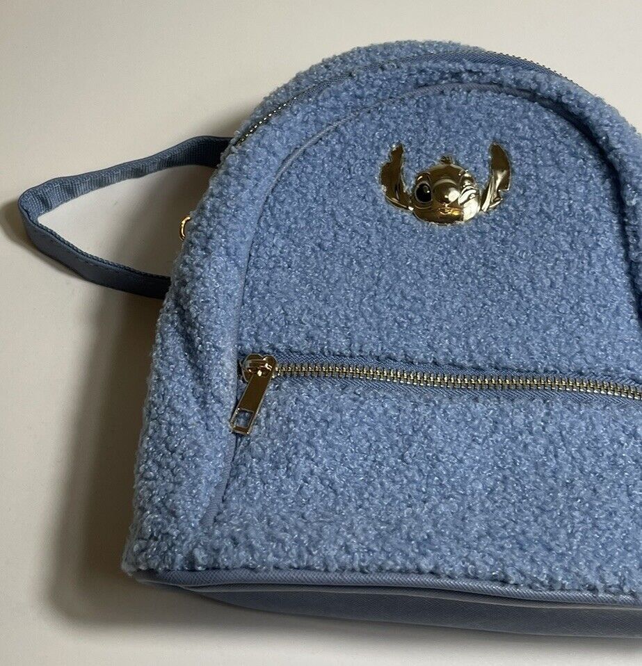 Disney Disney Stitch Blue Plush Mini Backpack Lilo & Stitch Size ONE SIZE - 2 Thumbnail