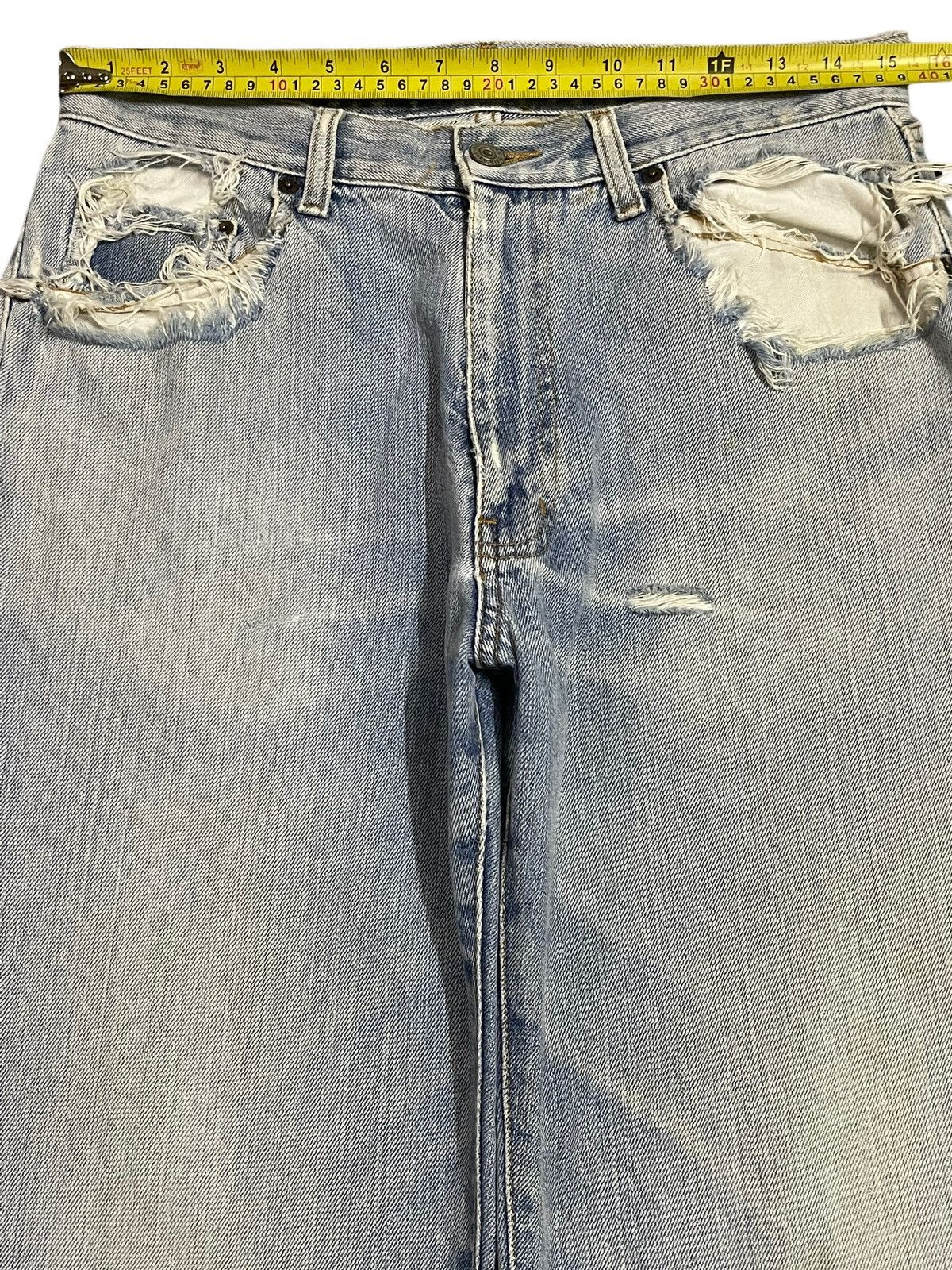 JNCO Vintage Japanese Brand Blue Wash Style Baggy Jeans Size US 30 / EU 46 - 11 Thumbnail