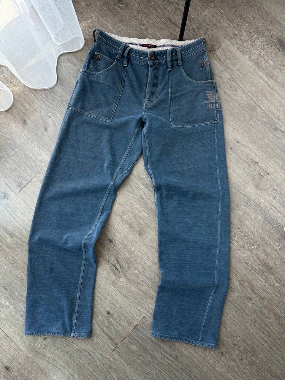 Japanese Brand × Vintage Vintage Japanese Red Ear Blue Faded Mens Pants Size US 32 / EU 48 - 5 Thumbnail