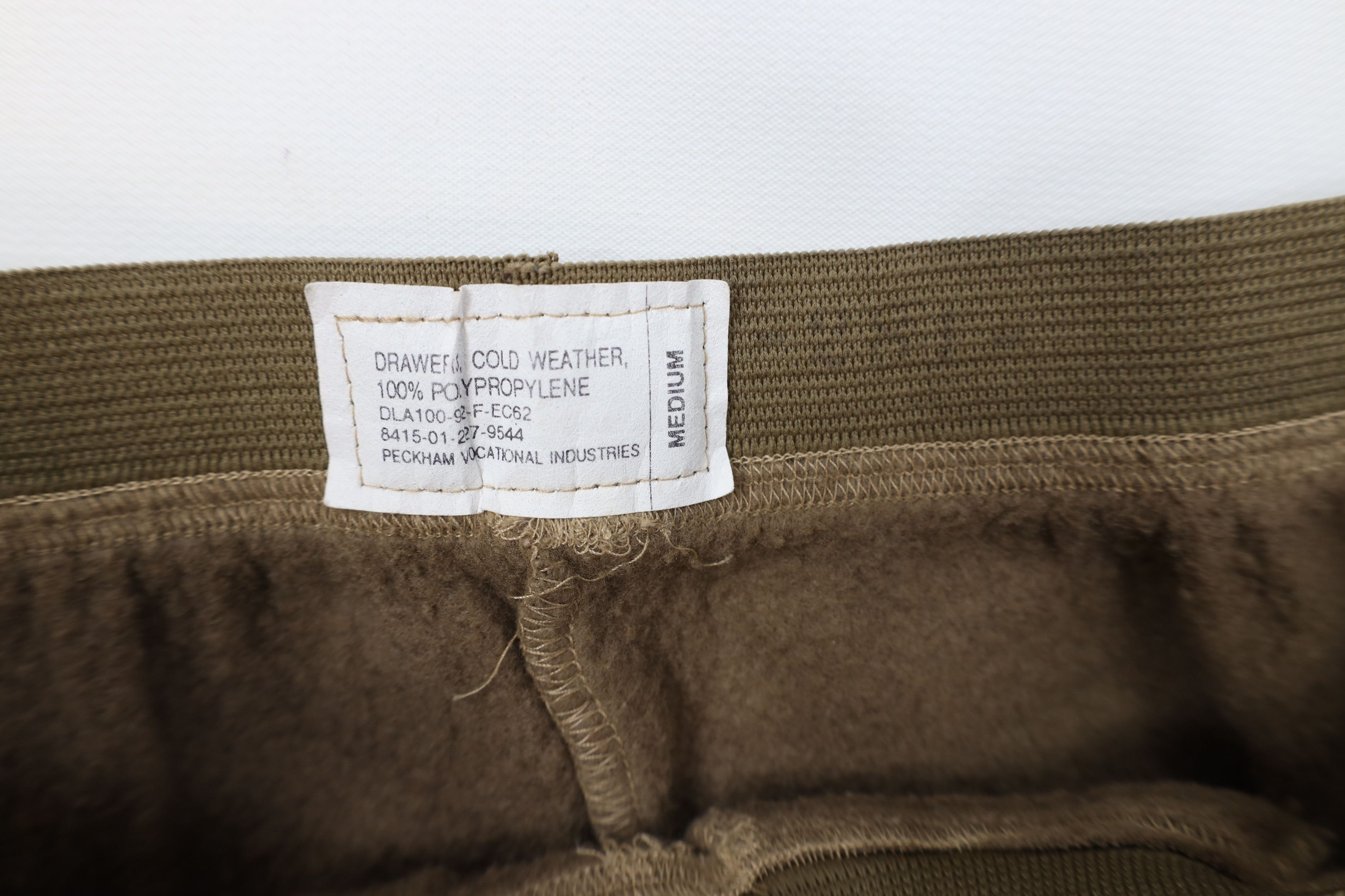 Vintage Vintage 90s USGI Lined Cold Weather Thermal Pants Brown USA Size US 34 / EU 50 - 5 Thumbnail