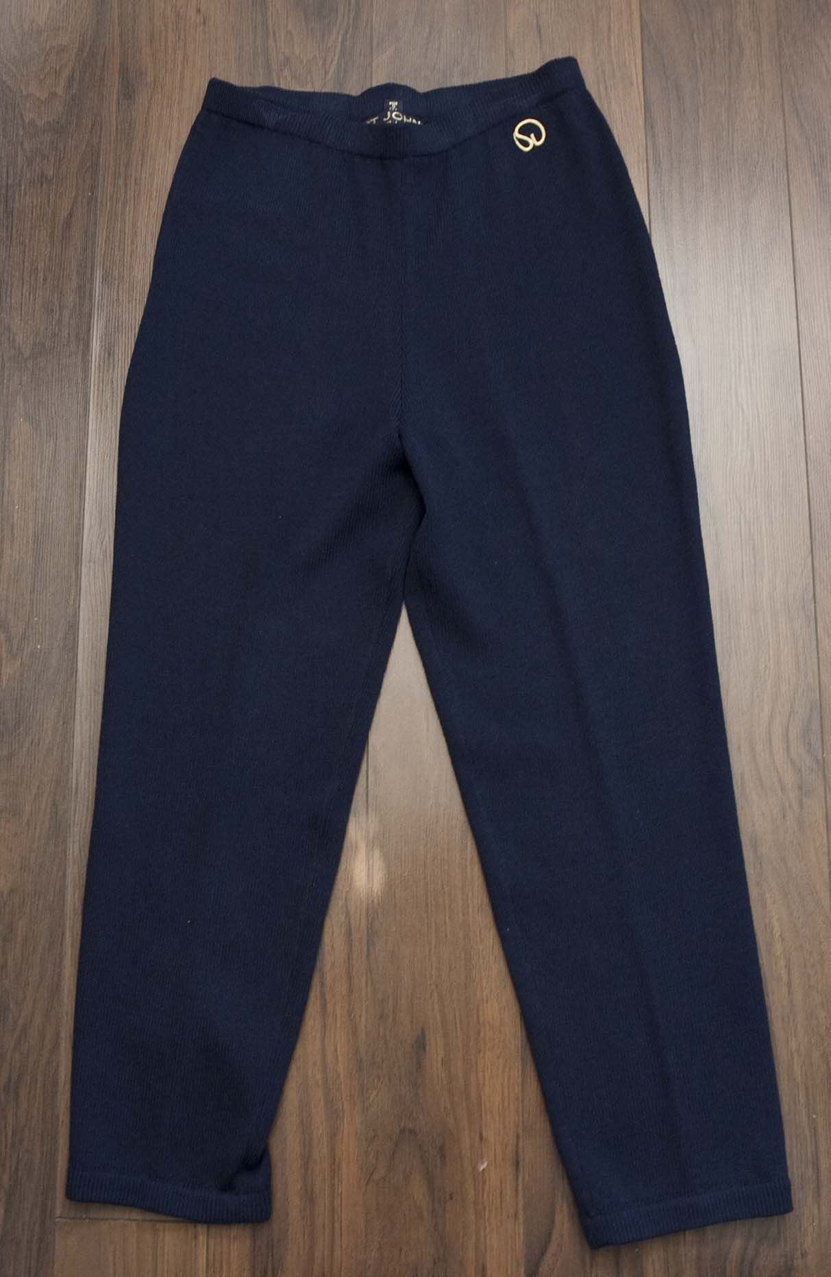 St. John St. John Basics Pants Santana Knit Women Size 4/ 31x24.5 Size 31" - 1 Thumbnail