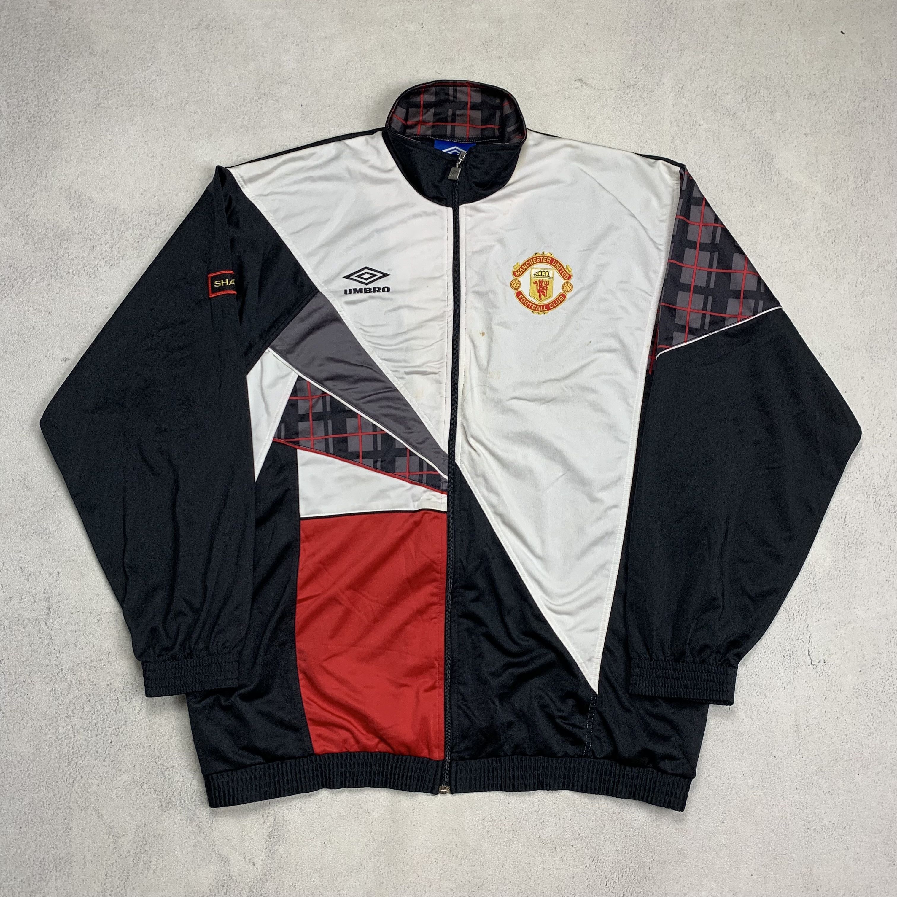 Umbro 1992/1993 Manchester United Tracksuit Umbro Jacket Size US XXL / EU 58 / 5 - 2 Thumbnail