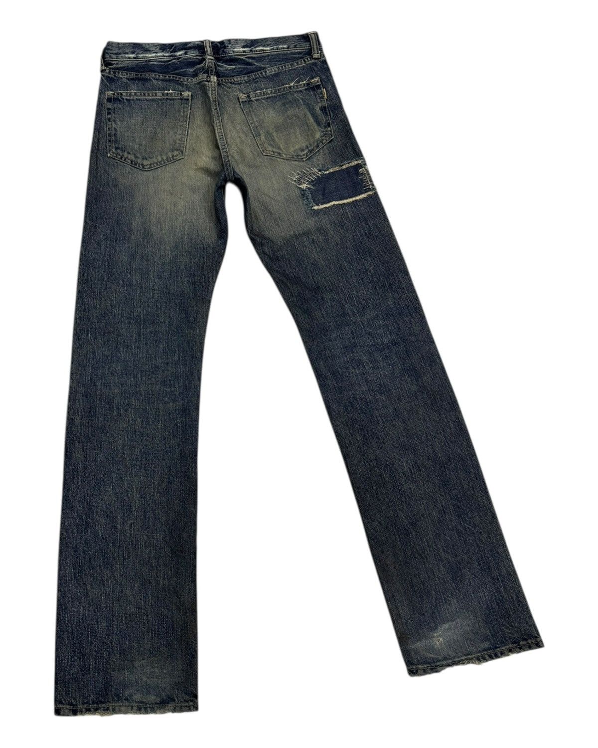 Japanese Brand × Number (N)ine Vintage Boro Patchwork Jeans OMNIGOD Denim Kapital Design Size US 30 / EU 46 - 8 Thumbnail