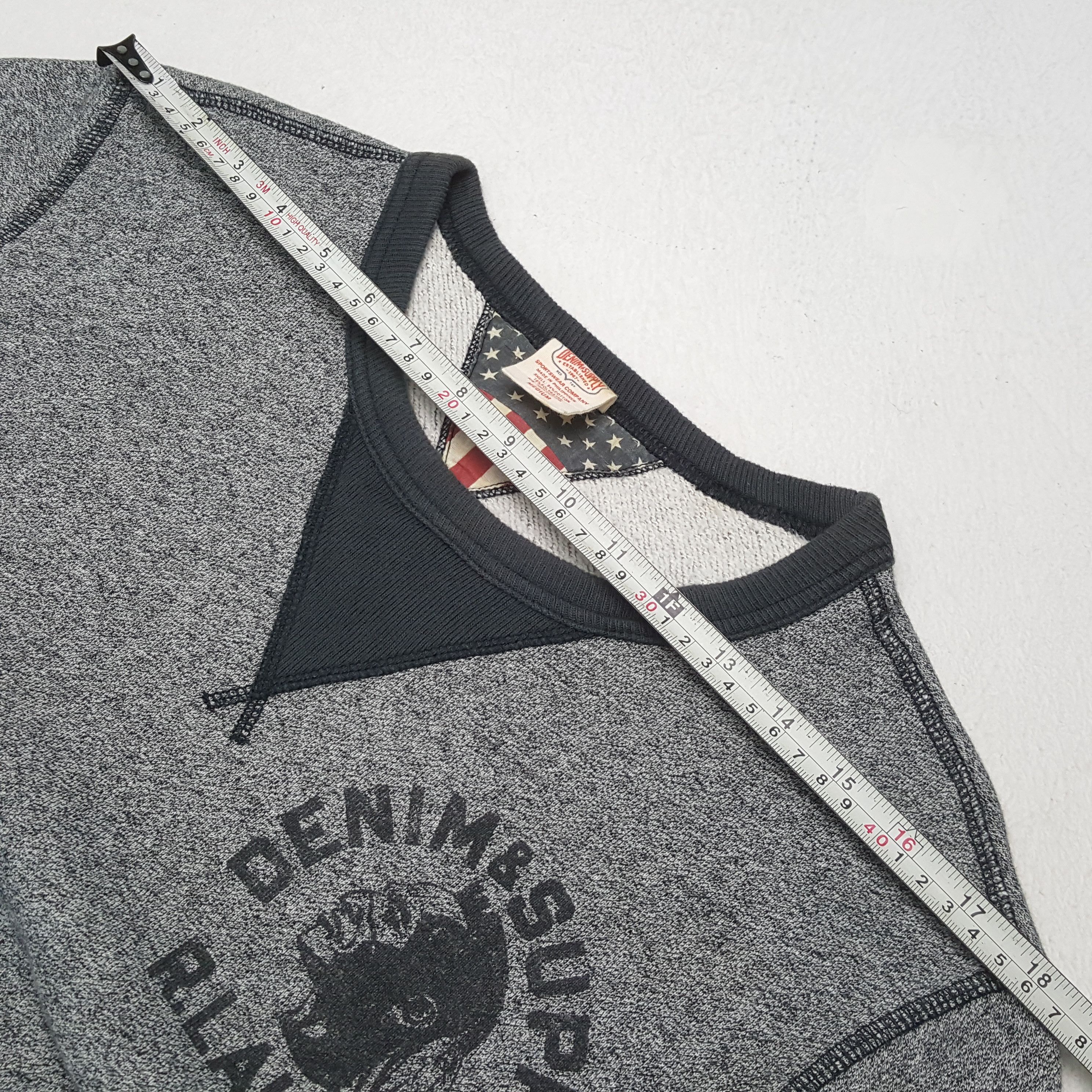Ralph Lauren × Vintage Vintage Ralph Lauren Denim Supply Brand Sweatshirt C283N11 Size US M / EU 48-50 / 2 - 9 Thumbnail