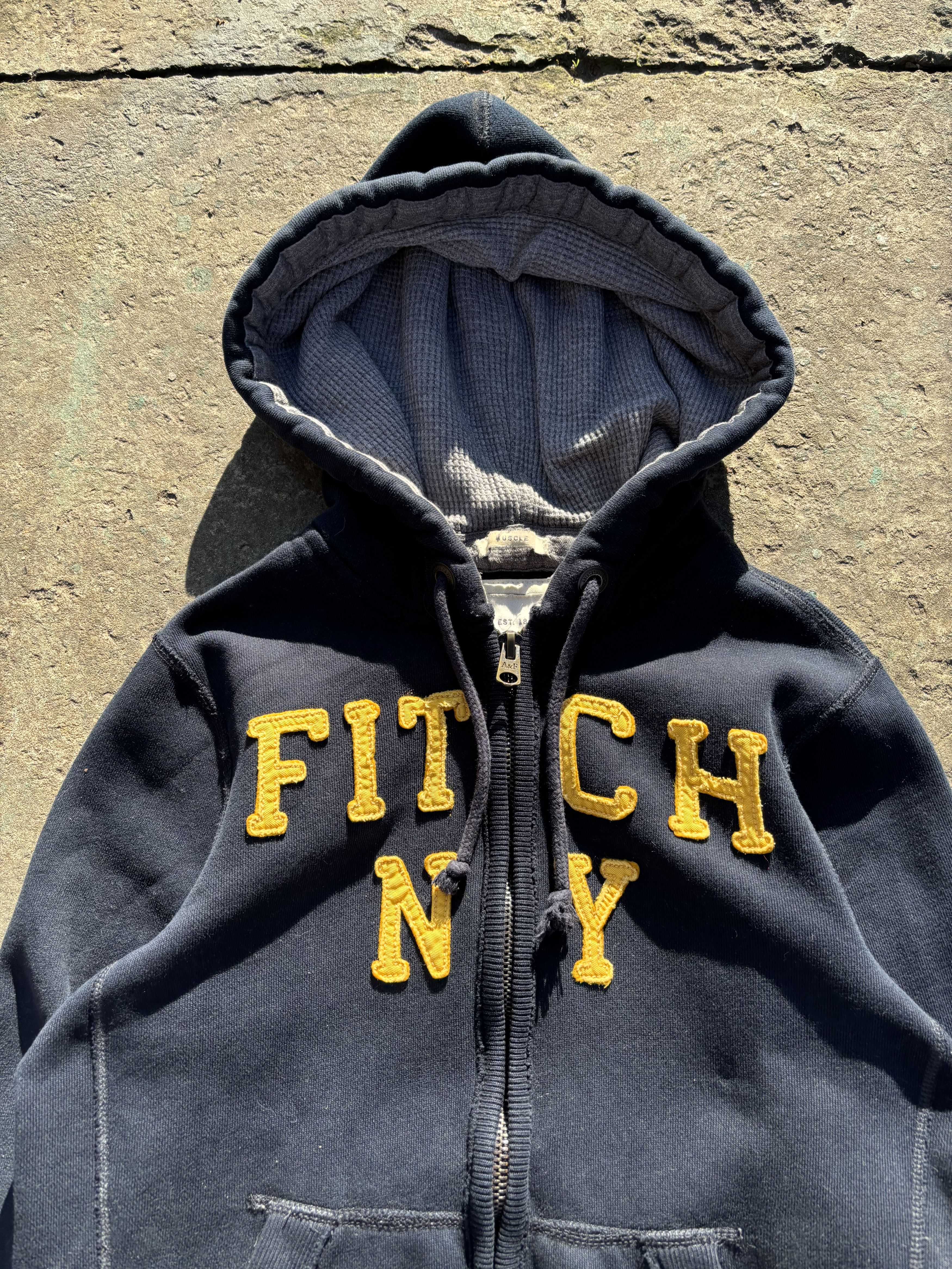 Abercrombie & Fitch Abercrombie & Fitch NY Muscle High Cotton Zip Hoodie Size US S / EU 44-46 / 1 - 2 Thumbnail