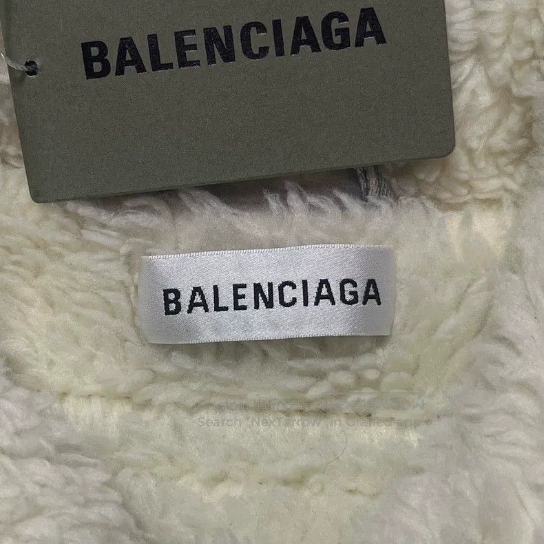 Balenciaga Balenciaga Lambswool Back Logo Denim Jacket Size XS / US 0-2 / IT 36-38 - 3 Thumbnail