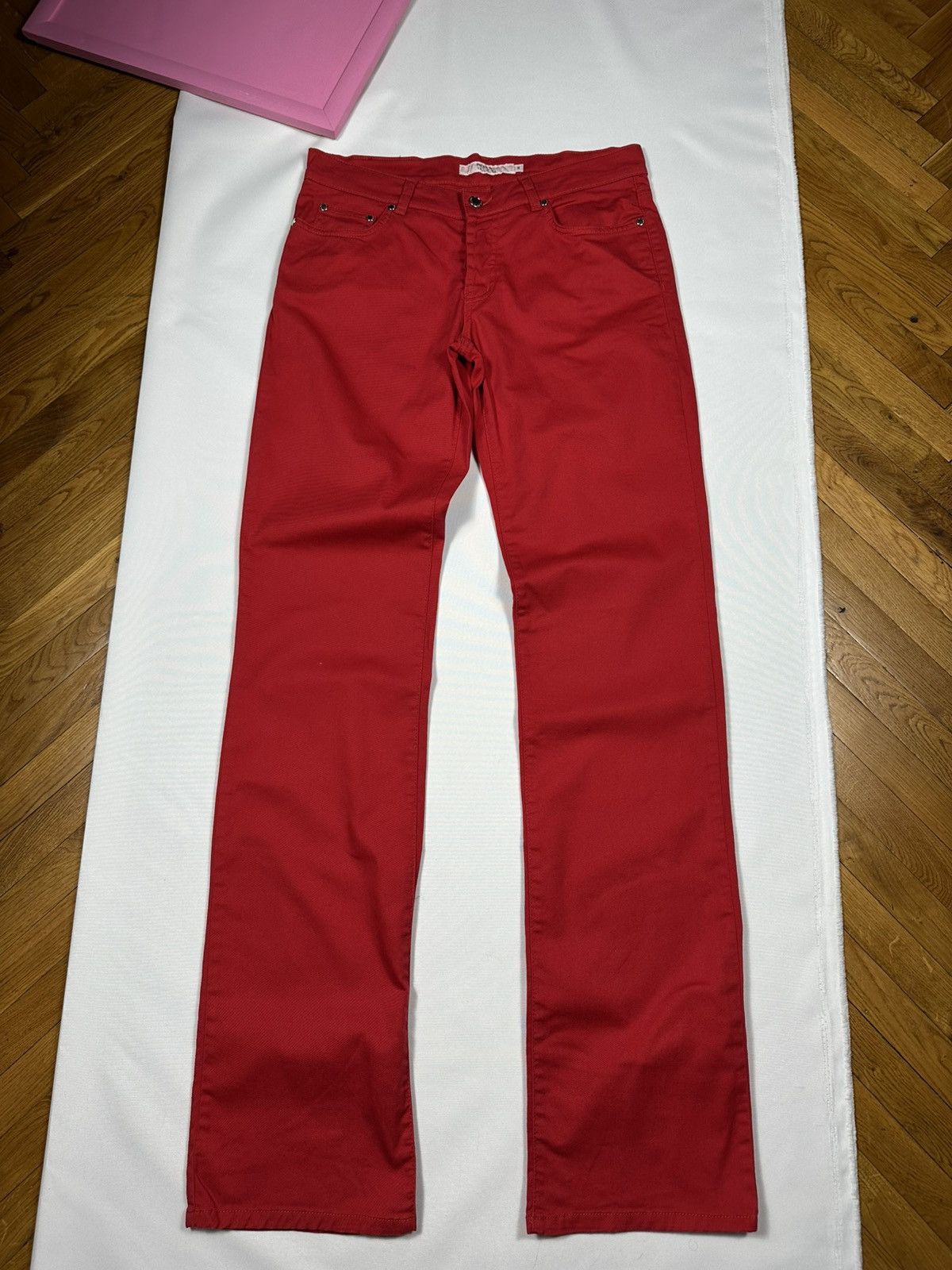 RED Valentino Red Valentino Jeans Pants Classic Basic Logo Slim Straight Size 27" / US 4 / IT 40 - 4 Thumbnail