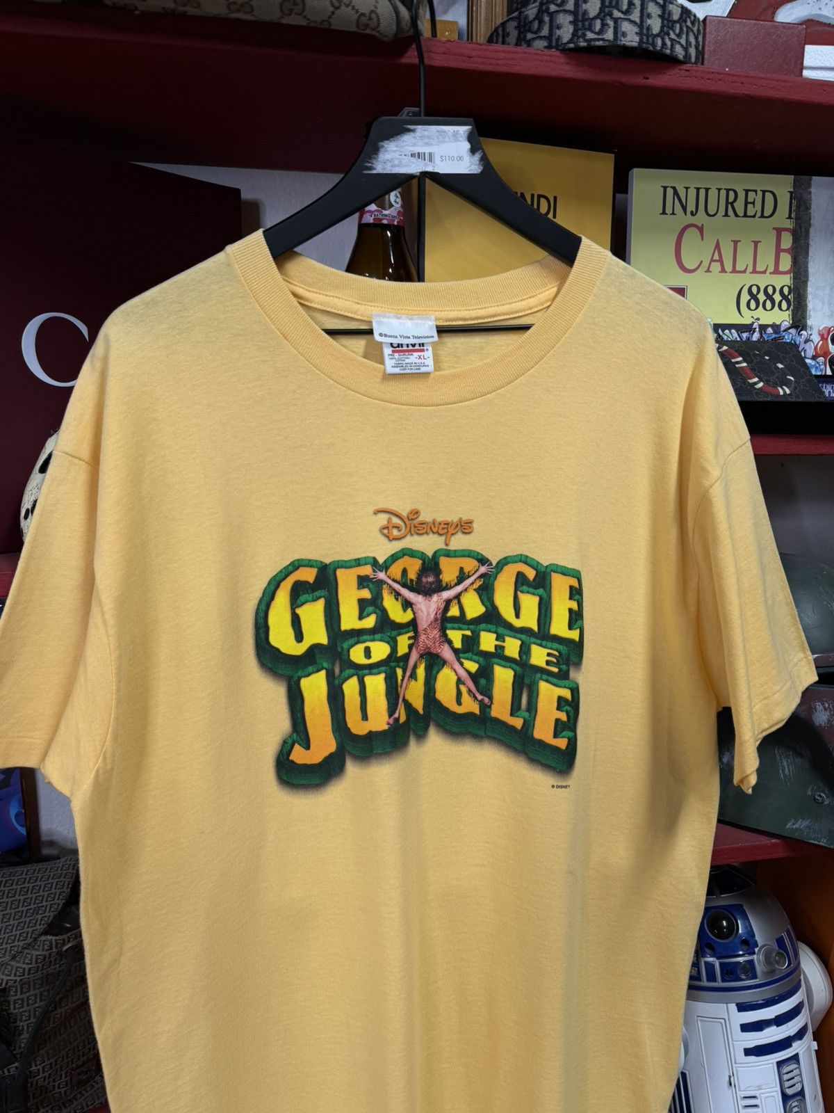 Disney Vintage 90’s George of the Jungle T-Shirt Disney Movie XL Size US XL / EU 56 / 4 - 5 Thumbnail
