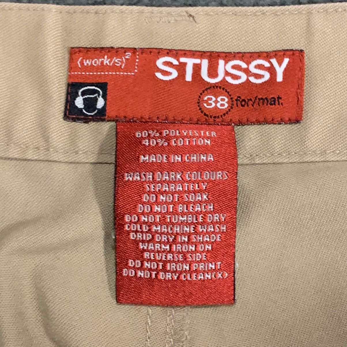 Stussy Vintage Y2K Stüssy (work/s)² Double Knee Work Pants - Khaki Size US 38 / EU 54 - 7 Thumbnail