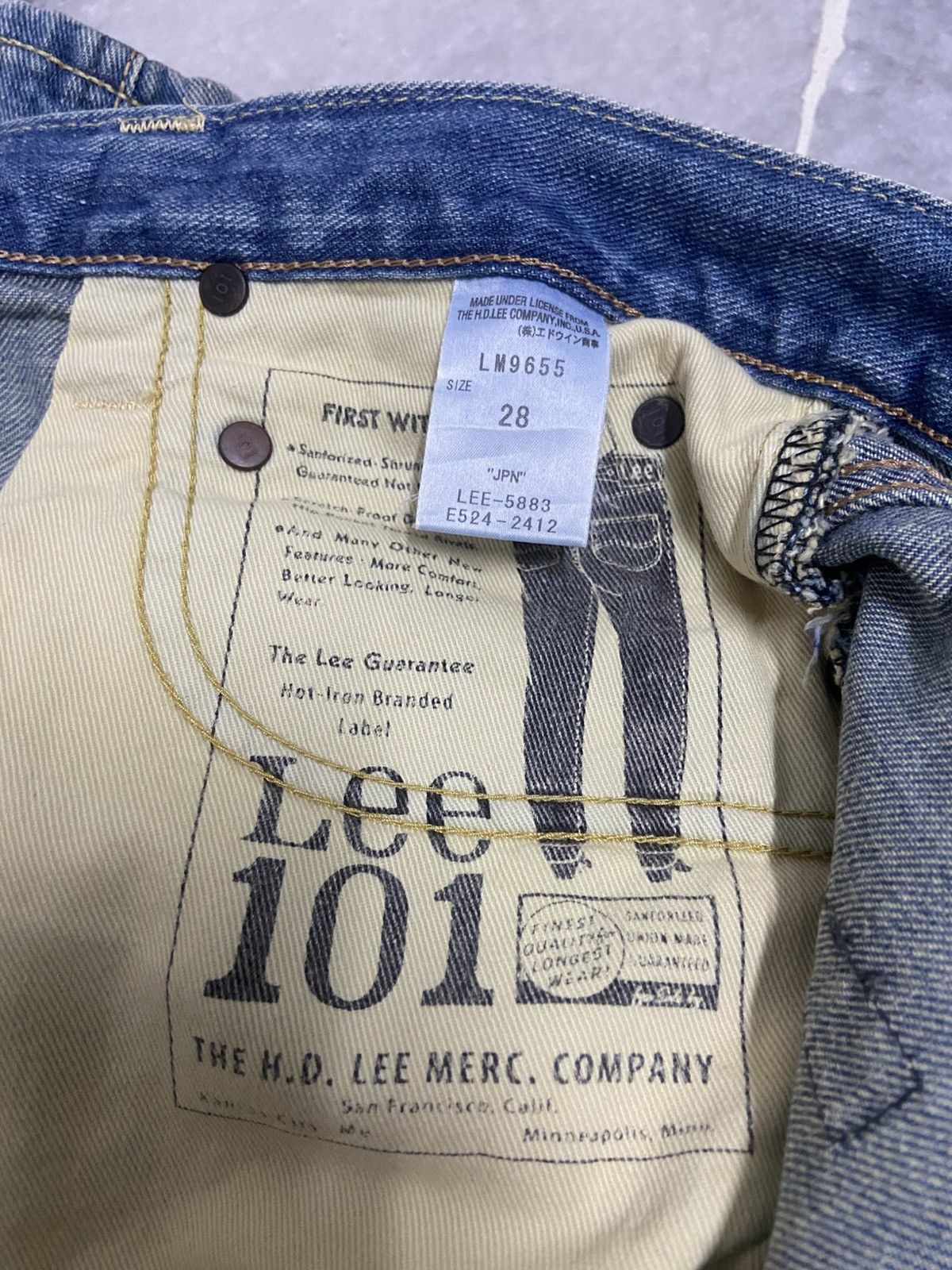 Lee Vintage Lee 101 Short Streetwear denim archive Size US 30 / EU 46 - 4 Thumbnail
