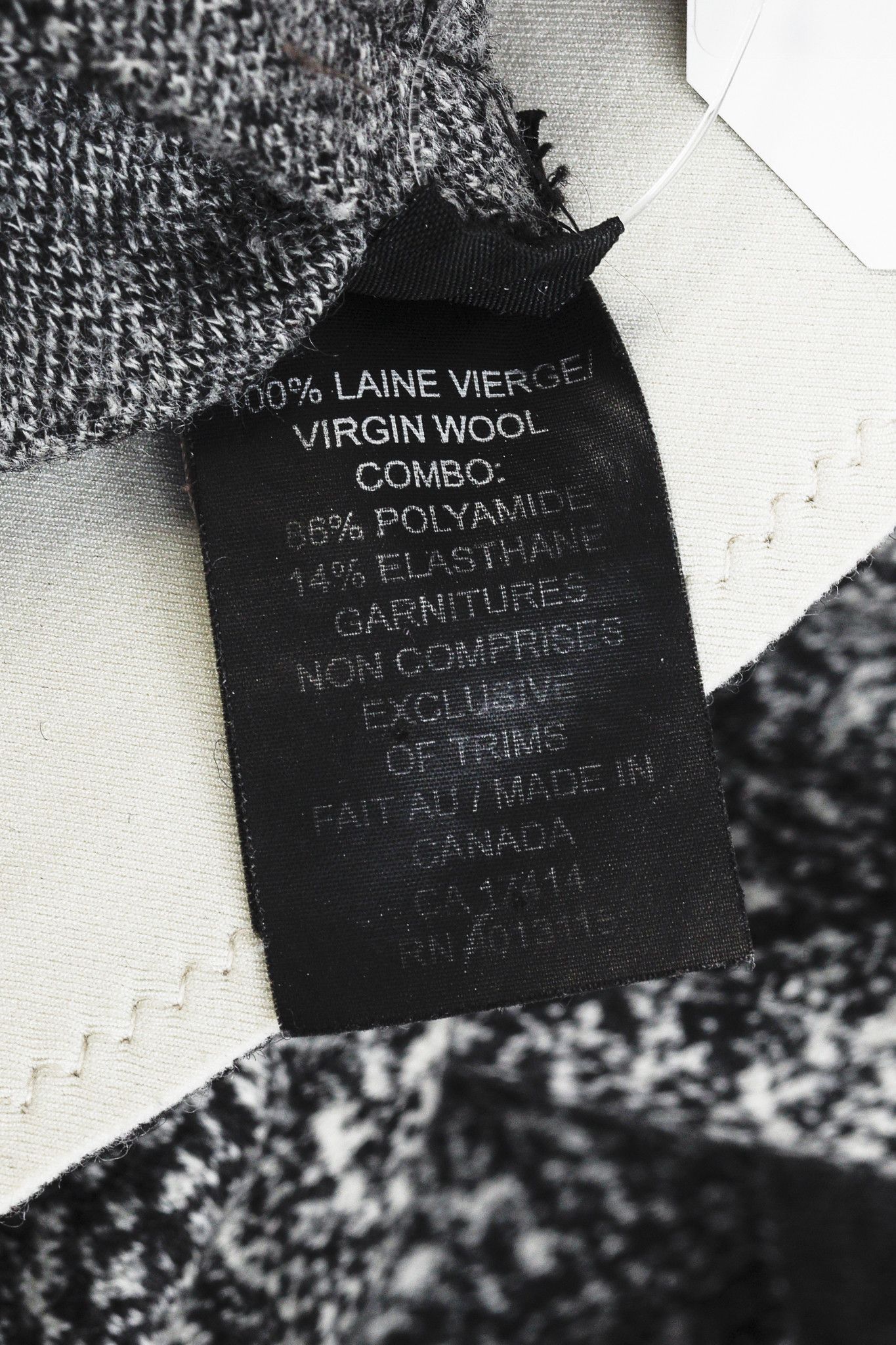 Marie Saint Pierre Marie Saint Pierre Grey Tweed Trapeze Style Dress Size L / US 10 / IT 46 - 7 Thumbnail