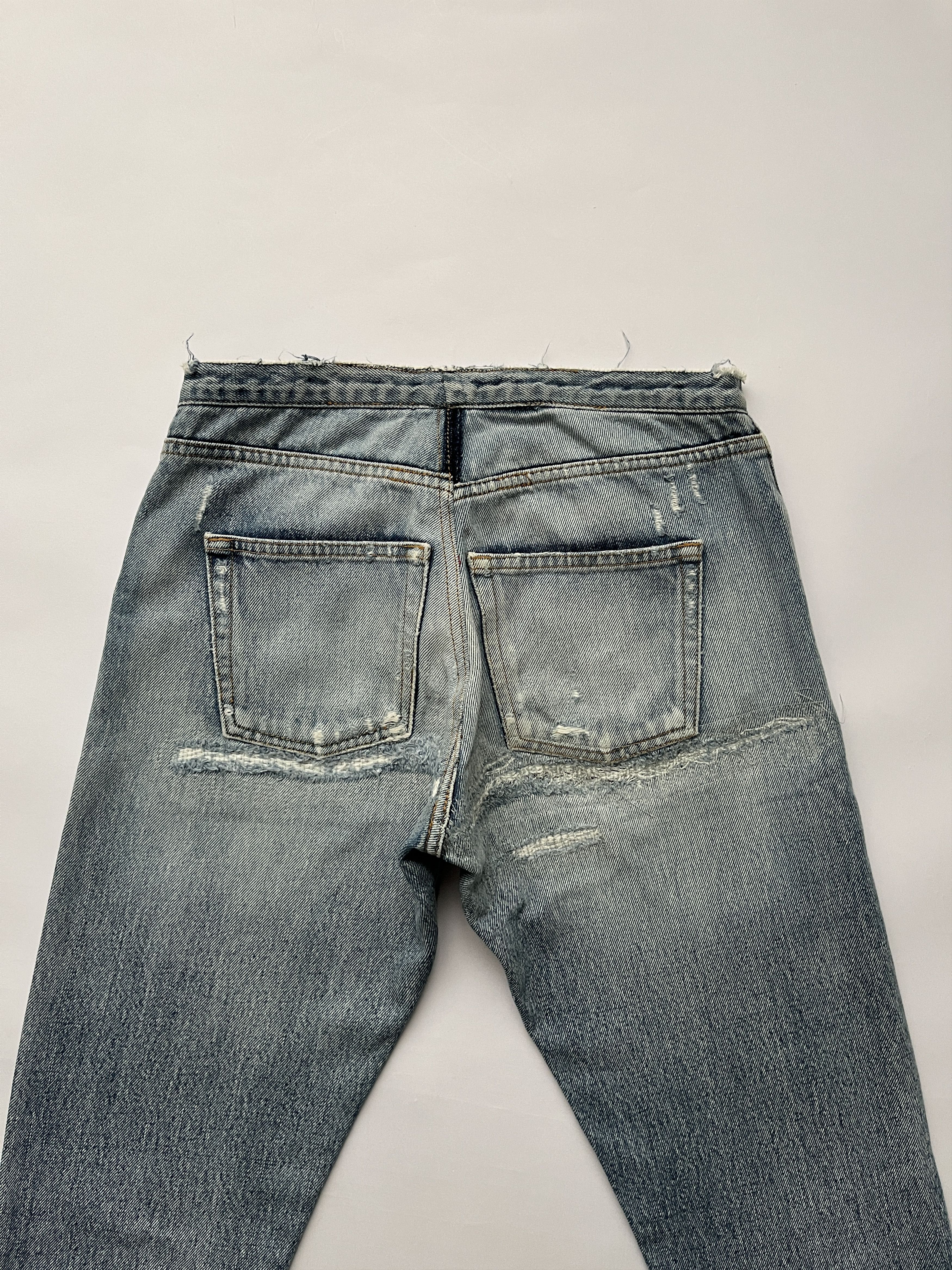 Hedi Slimane × Saint Laurent Paris ⚡️QUICK SALE⚡️2015 Saint Laurent by Hedi Blue Jeans Size US 26 / EU 42 - 7 Thumbnail