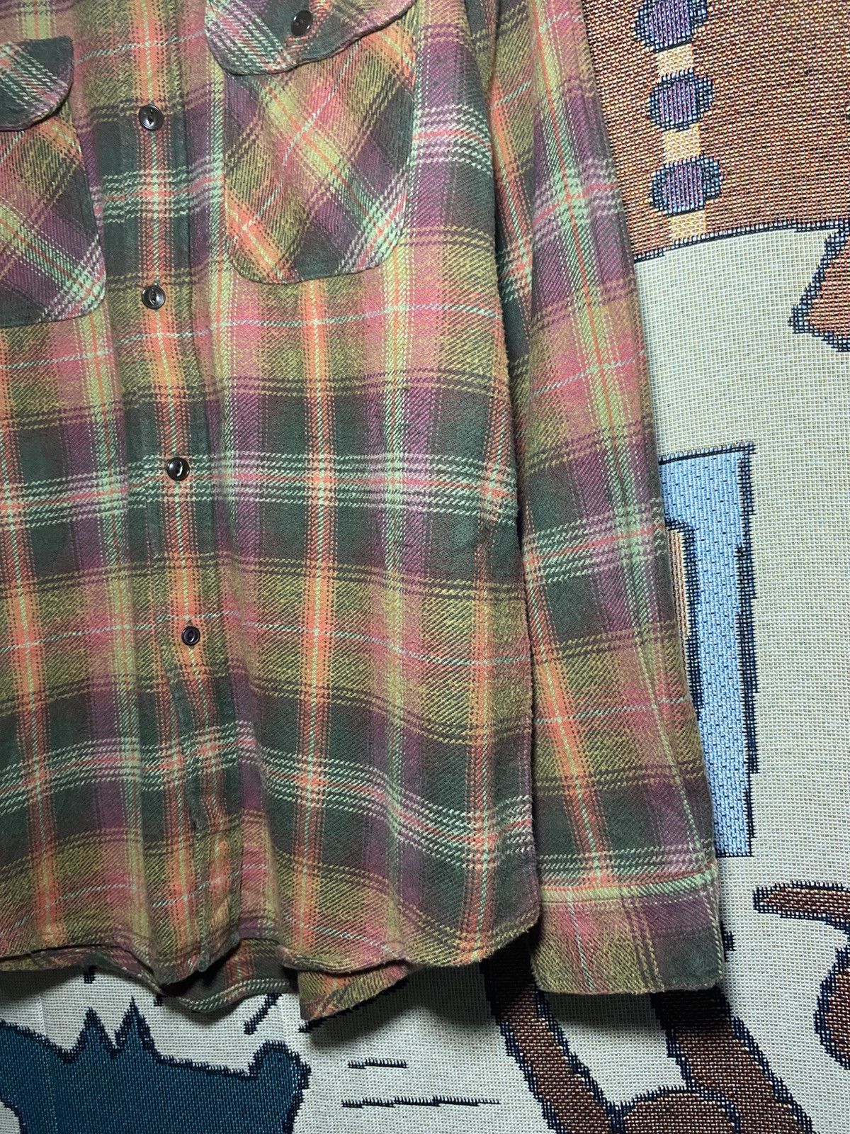 Sugar Cane Sugarcane Toyo Enterprise Vintage Japanese Workwear Flannel Size US L / EU 52-54 / 3 - 4 Thumbnail