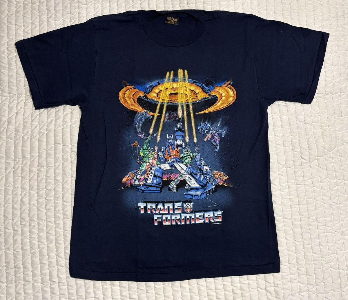 Band Tees × Vintage Vintage 1999 Transformers T Shirt. Hasbro Vintage Size US L / EU 52-54 / 3 - 1 Thumbnail