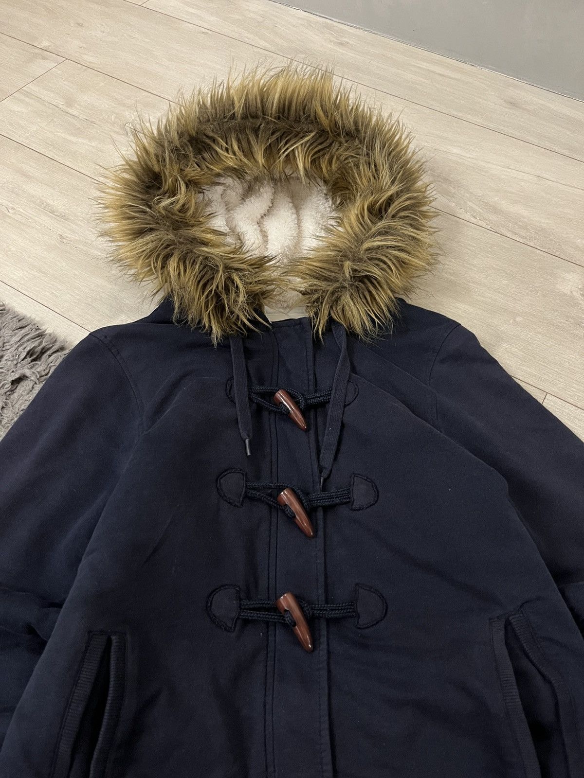 If Six Was Nine 🔥00's Abercrombie & Fitch Style Faux Fur Zip Hoodie Jacket Size US S / EU 44-46 / 1 - 3 Thumbnail