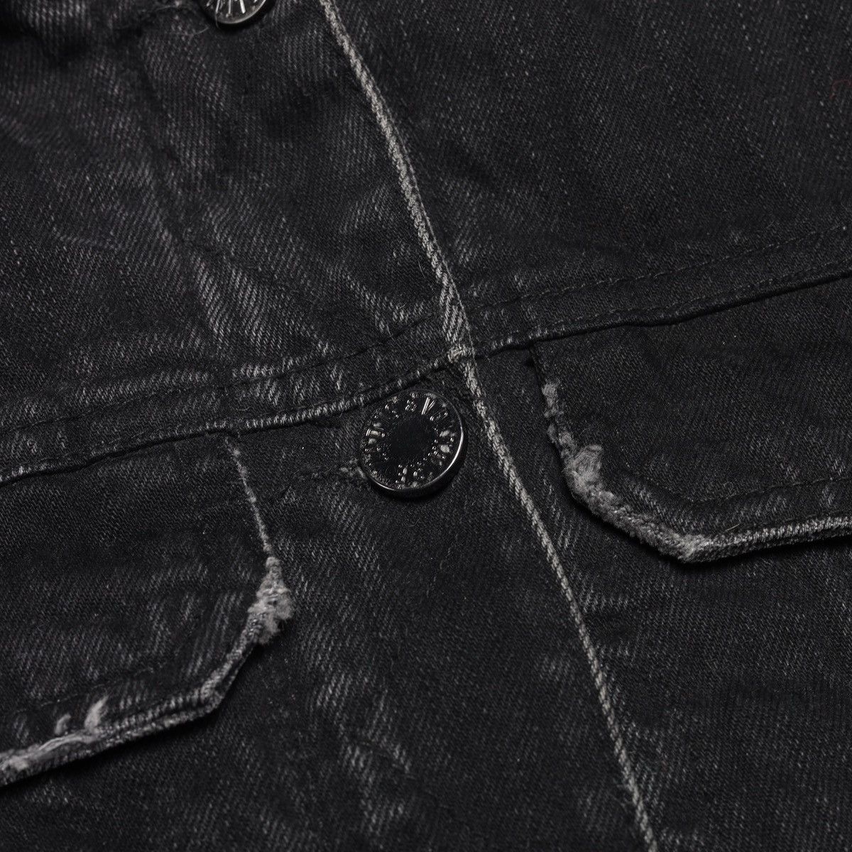 Zadig & Voltaire Zadig Voltaire Kioky Denim Jeans Black Jacket Zip Size S / US 4 / IT 40 - 8 Thumbnail