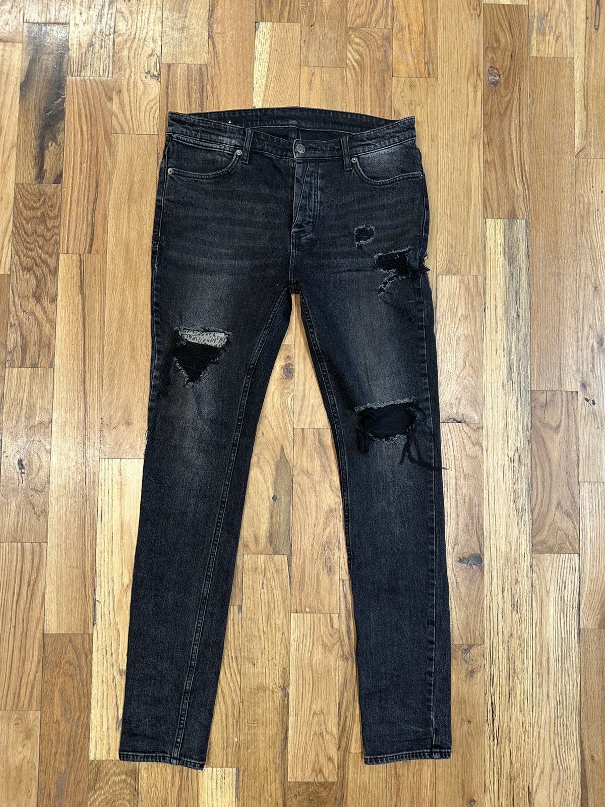 Ksubi Ksubi Knee Patch Black Denim Jeans Size 33 Size US 33 - 1 Thumbnail