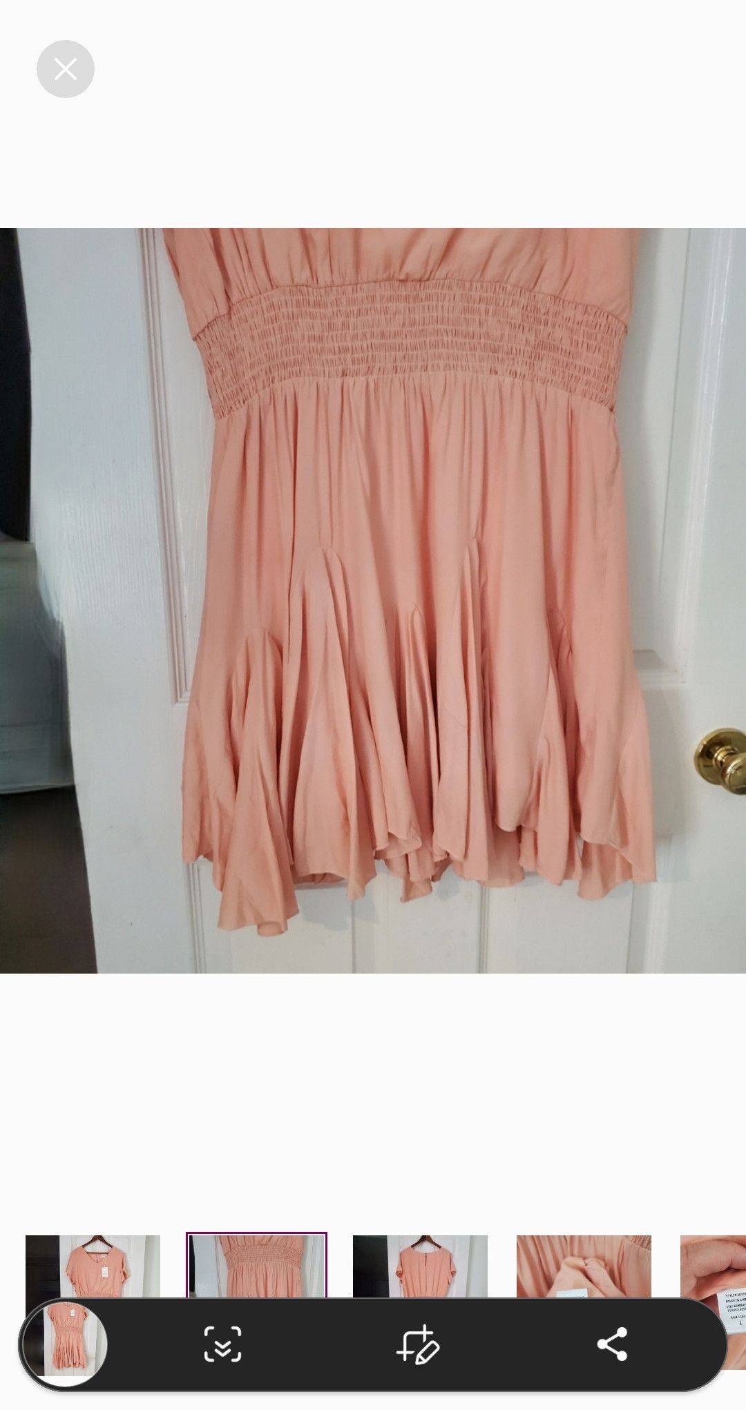 Other Heyson Pink Short Sleeve Flowy Dress SZ:L Size L / US 10 / IT 46 - 3 Thumbnail