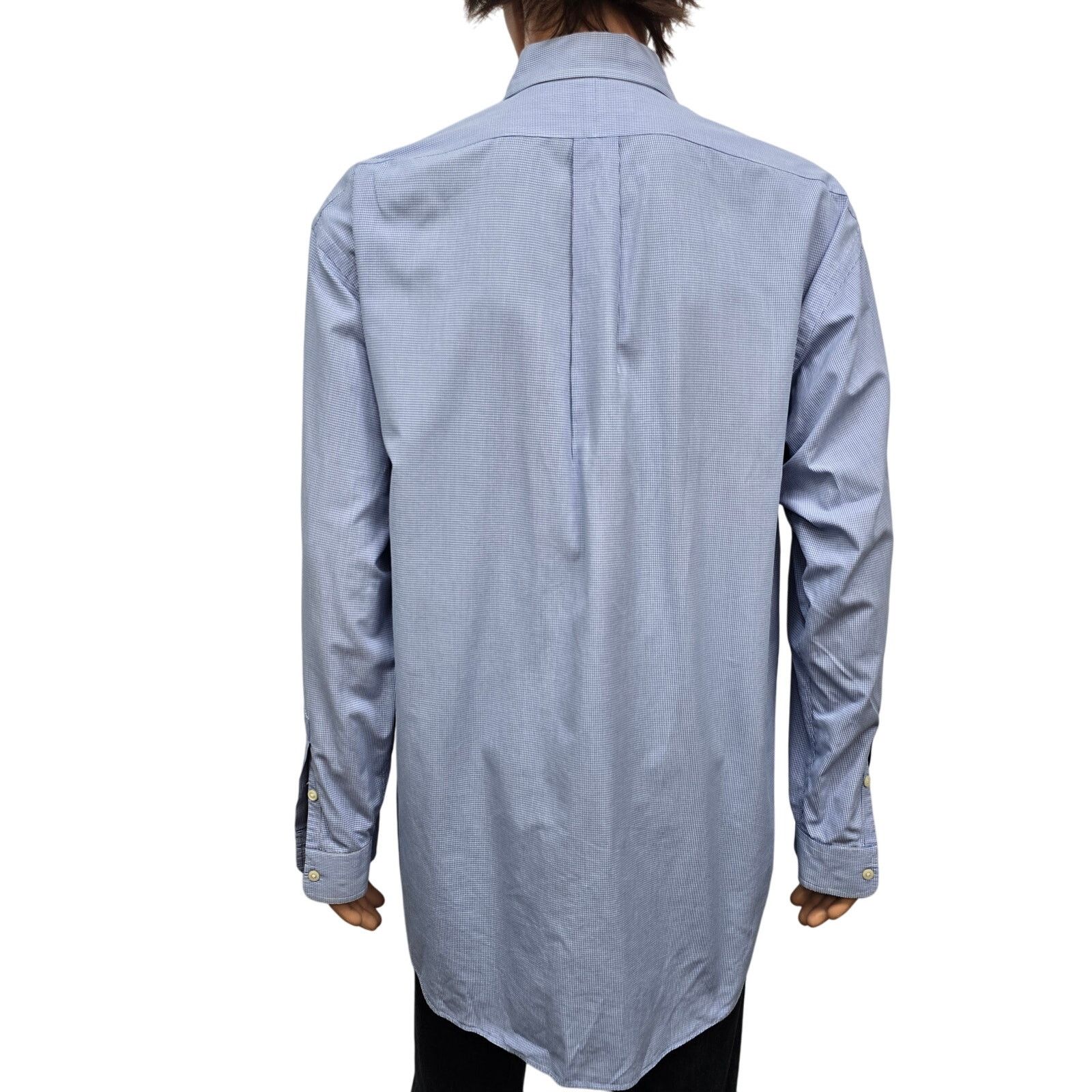 Ralph Lauren Ralph Lauren Blaire Shirt Men L Mini Gingham Check L/S Size US L / EU 52-54 / 3 - 9 Thumbnail