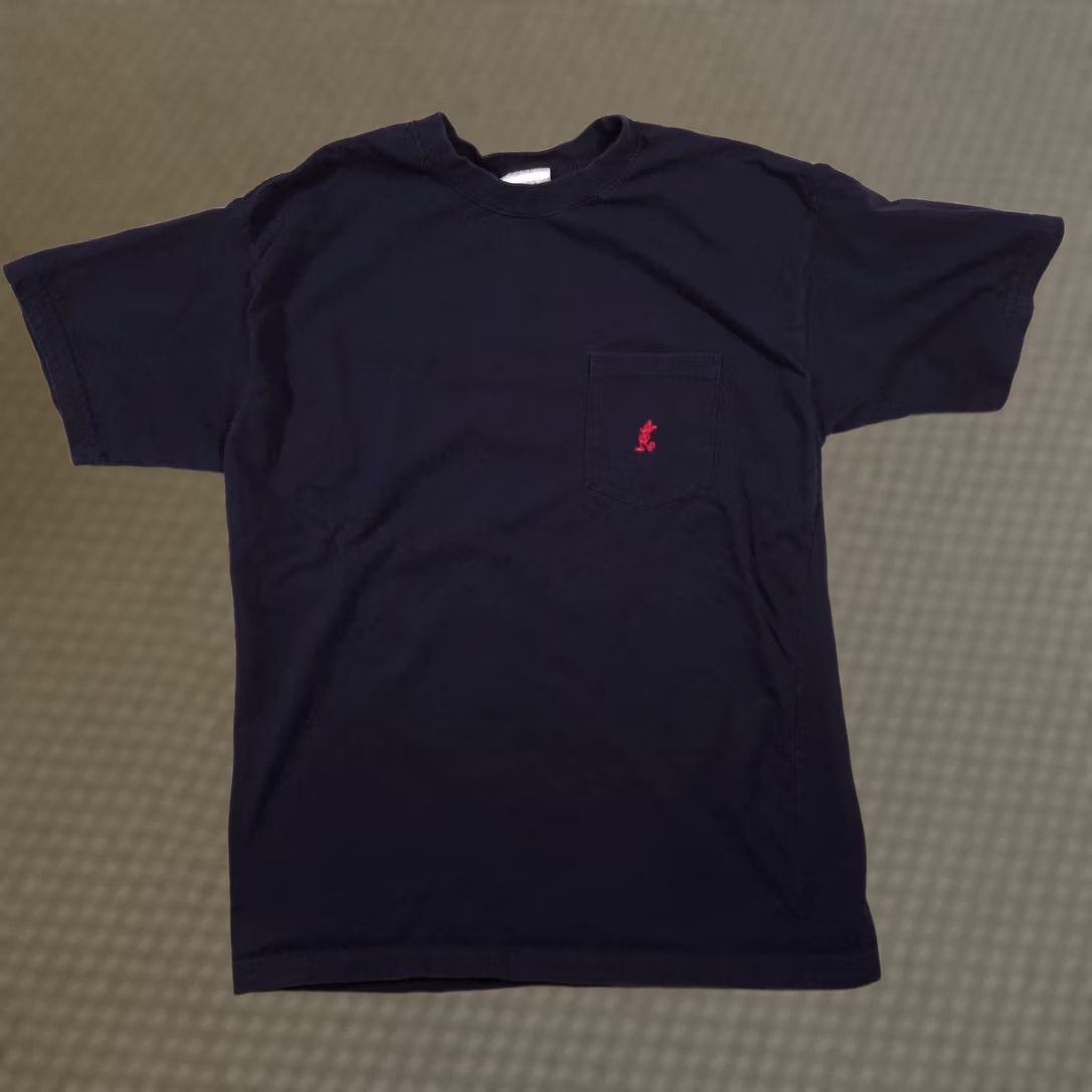 Disney Disney Shirt Mens Medium Navy Pocket Mickey Embroidered Tee Size US M / EU 48-50 / 2 - 1 Thumbnail
