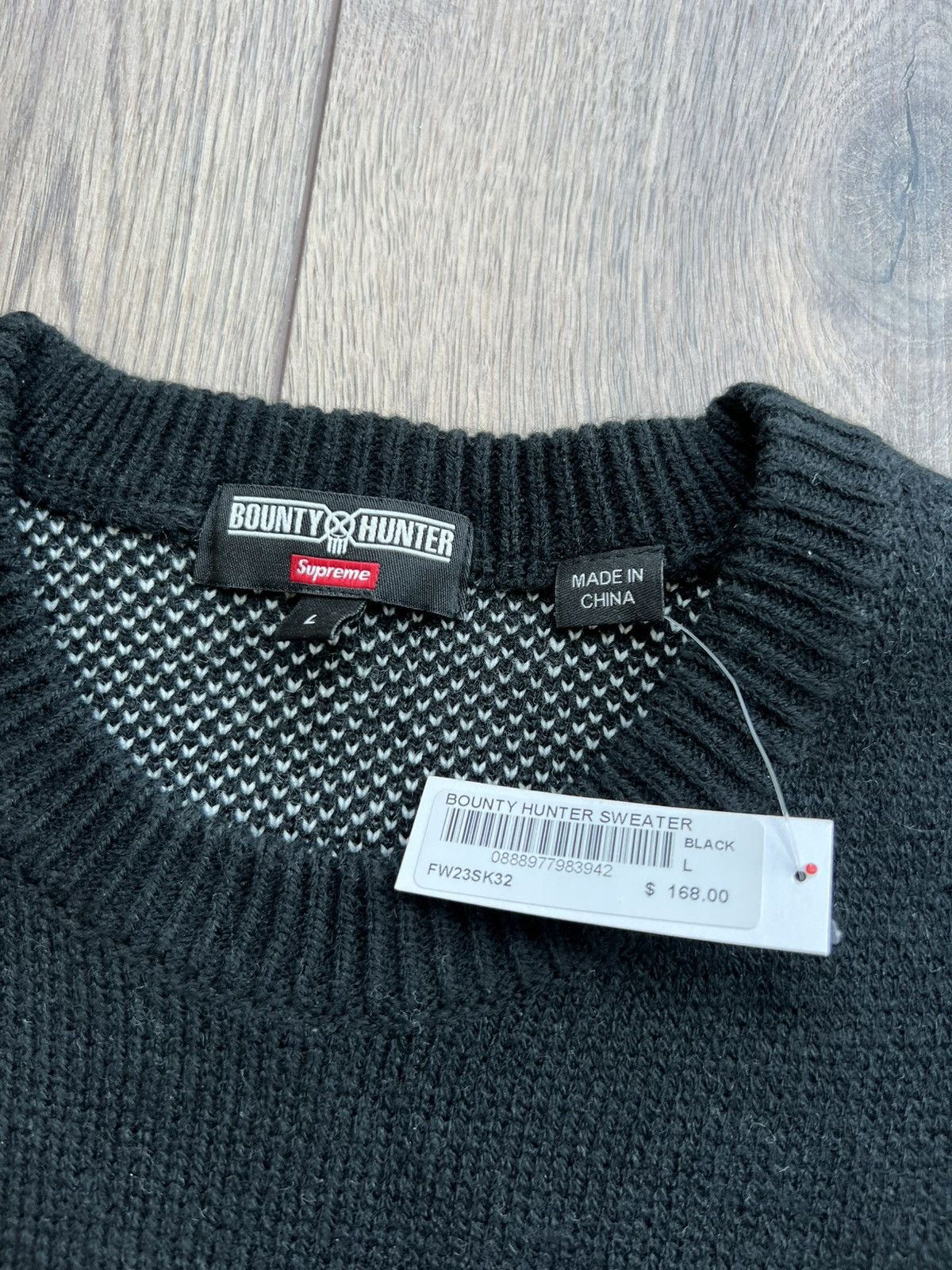 Bounty Hunter × Supreme Supreme x Bounty Hunter Knit Sweater Black Large Size US L / EU 52-54 / 3 - 4 Thumbnail