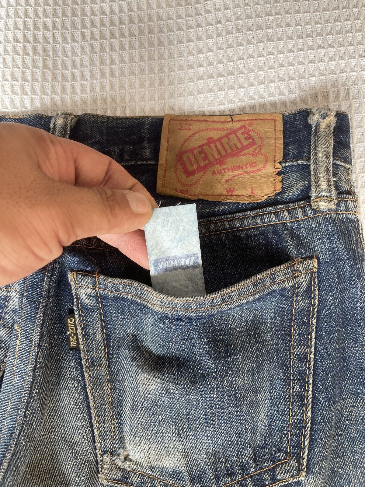 Denime Rare🔥Vintage DENIME Japan Selvedge Jeans Size US 28 / EU 44 - 11 Thumbnail