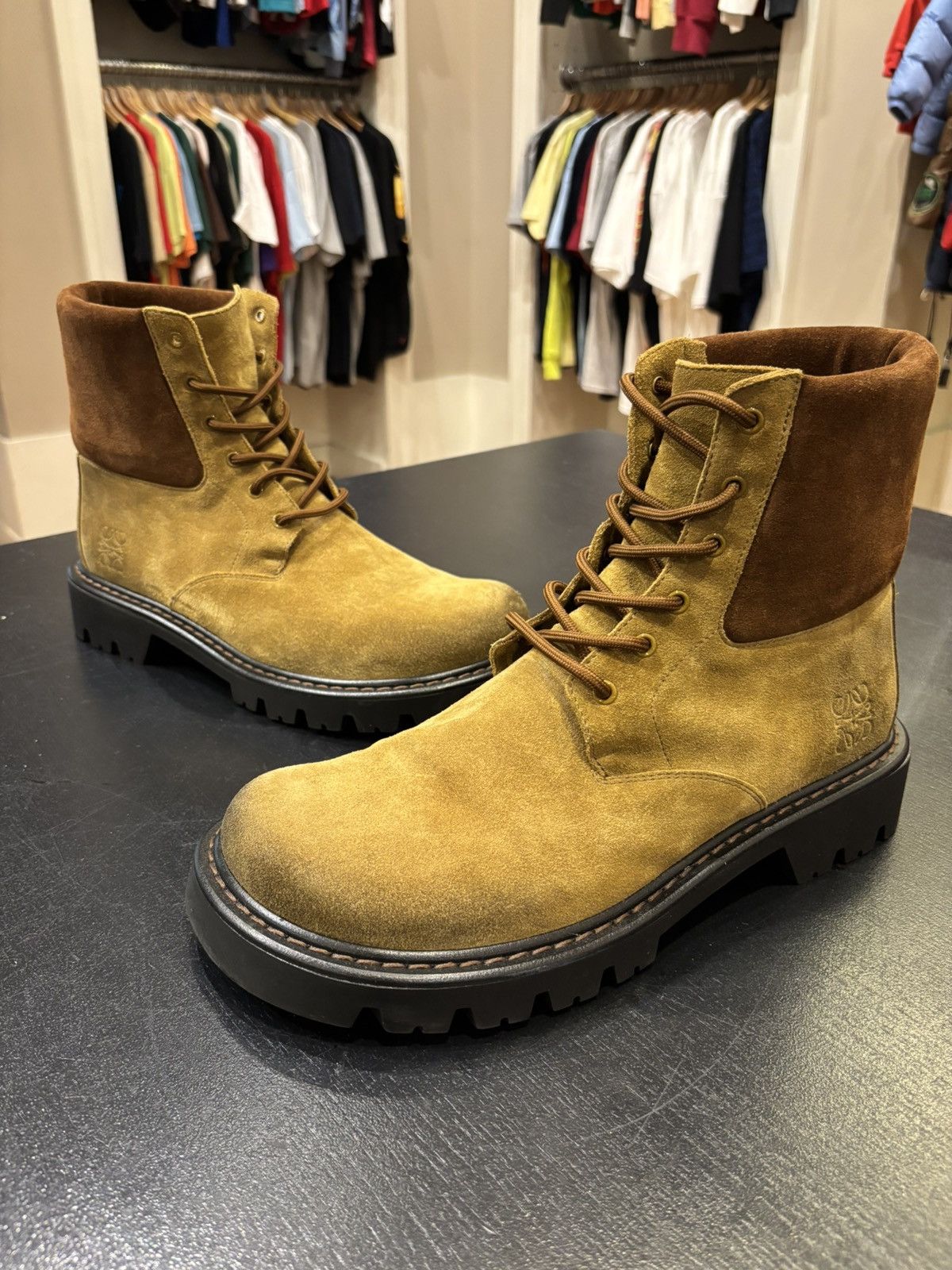 Loewe Loewe Sierra Combat Boot Size US 12 / EU 45 - 1 Thumbnail