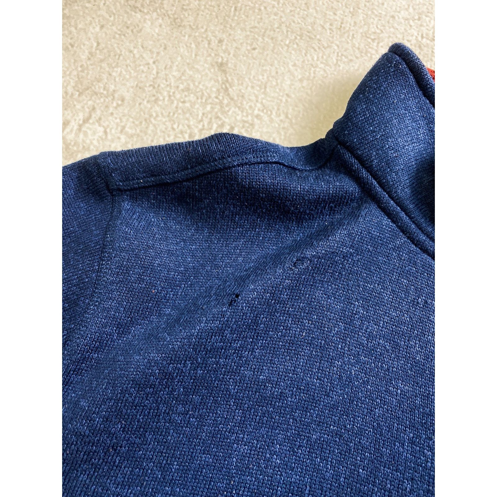 Nautica Vintage 00s Nautica Blue Fleece Sweatshirt - Men's Large Size US L / EU 52-54 / 3 - 3 Thumbnail