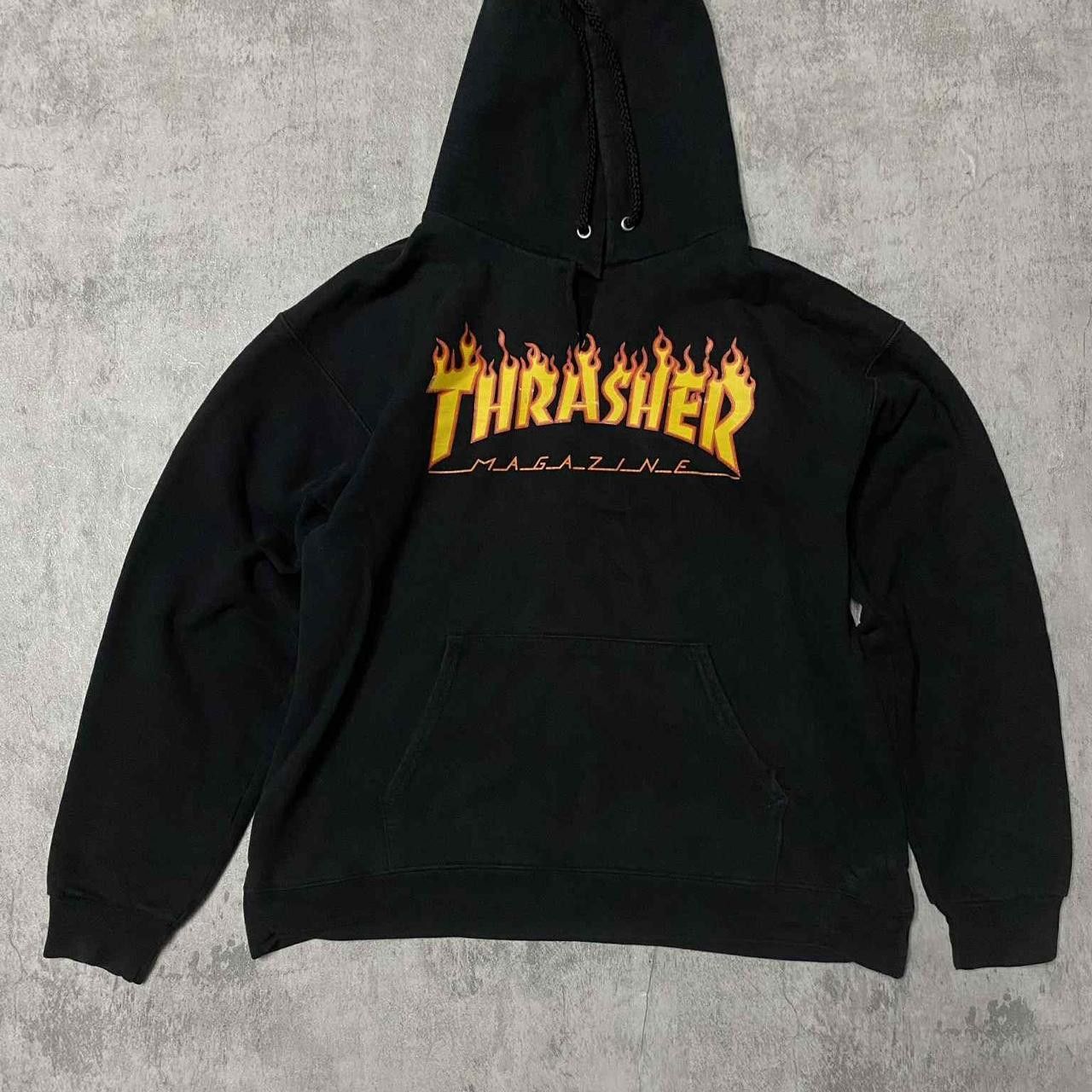 Thrasher Thrasher Magazine black hoodie with flames #skater Size US S / EU 44-46 / 1 - 1 Thumbnail