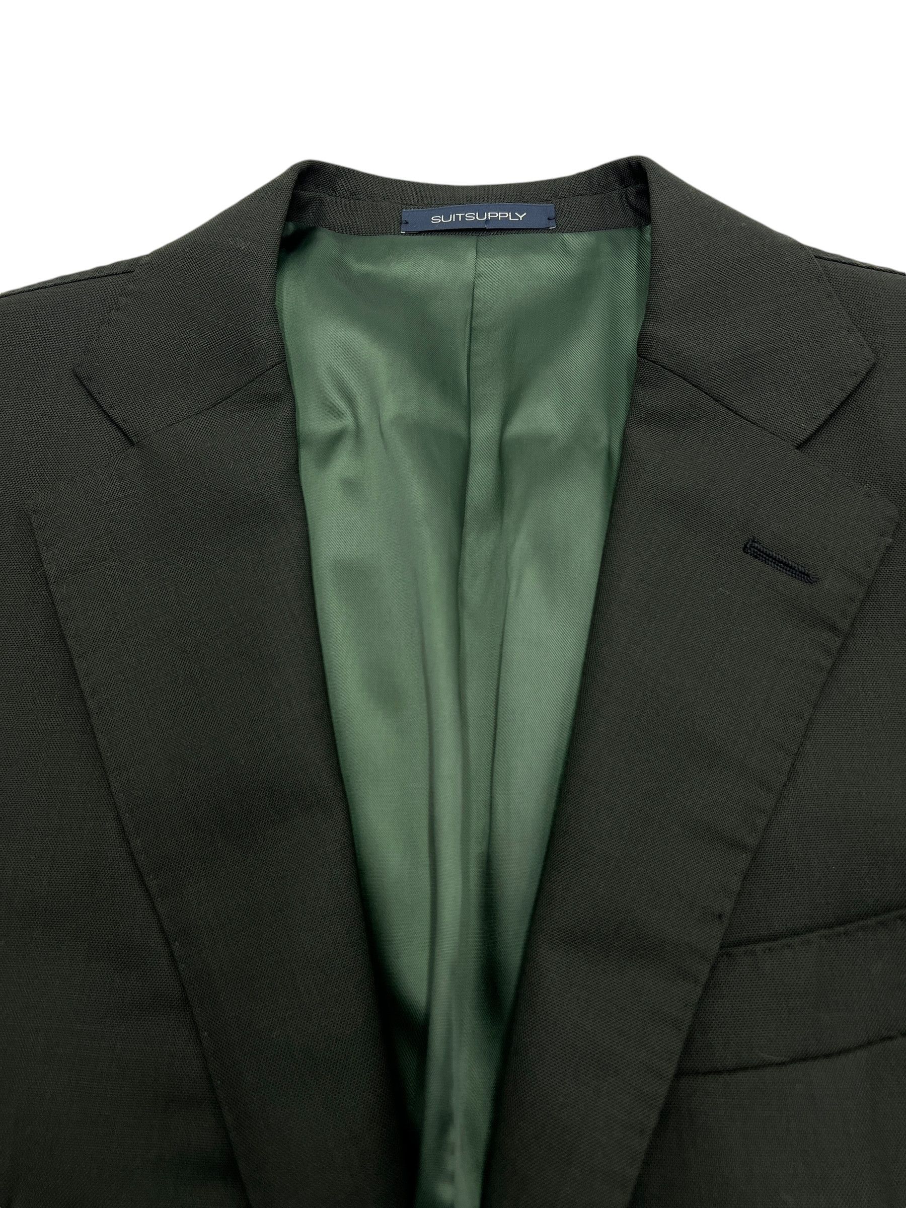 Suitsupply La Spalla Wool Formal Blazer Waistcoat Suit EU:94; UK/US:38L Size 38L - 9 Thumbnail