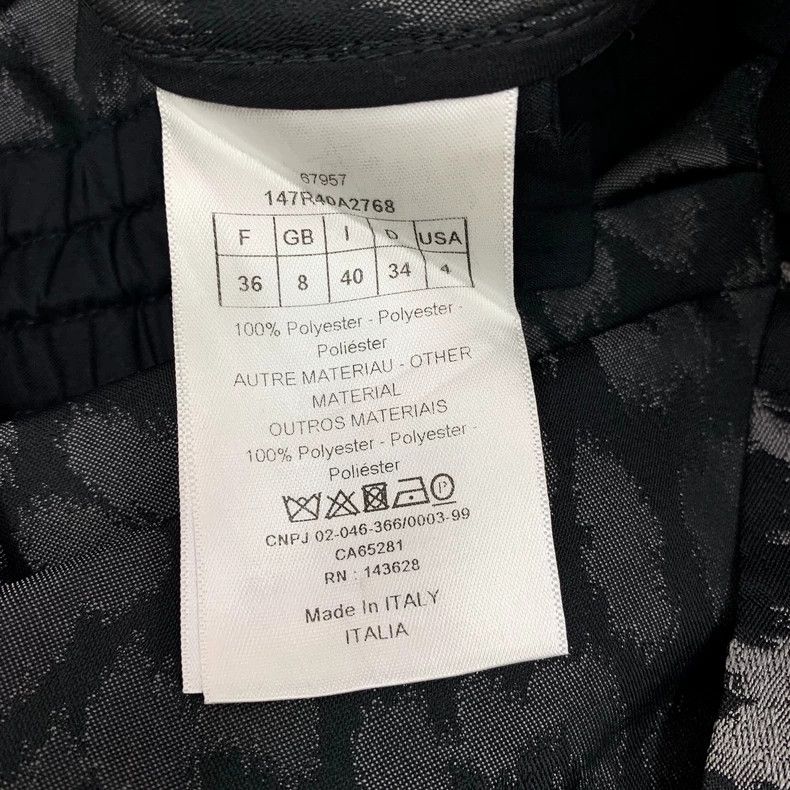 Dior Dior Black and gray leopard print full-print hooded half-z Size XS / US 0-2 / IT 36-38 - 7 Thumbnail