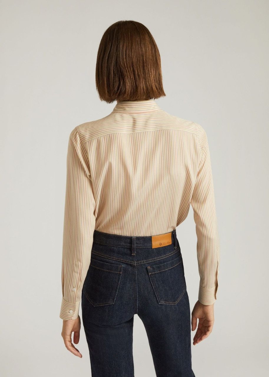 Loro Piana o1srvl11e0524 Shirt in Brown Size L / US 10 / IT 46 - 6 Thumbnail