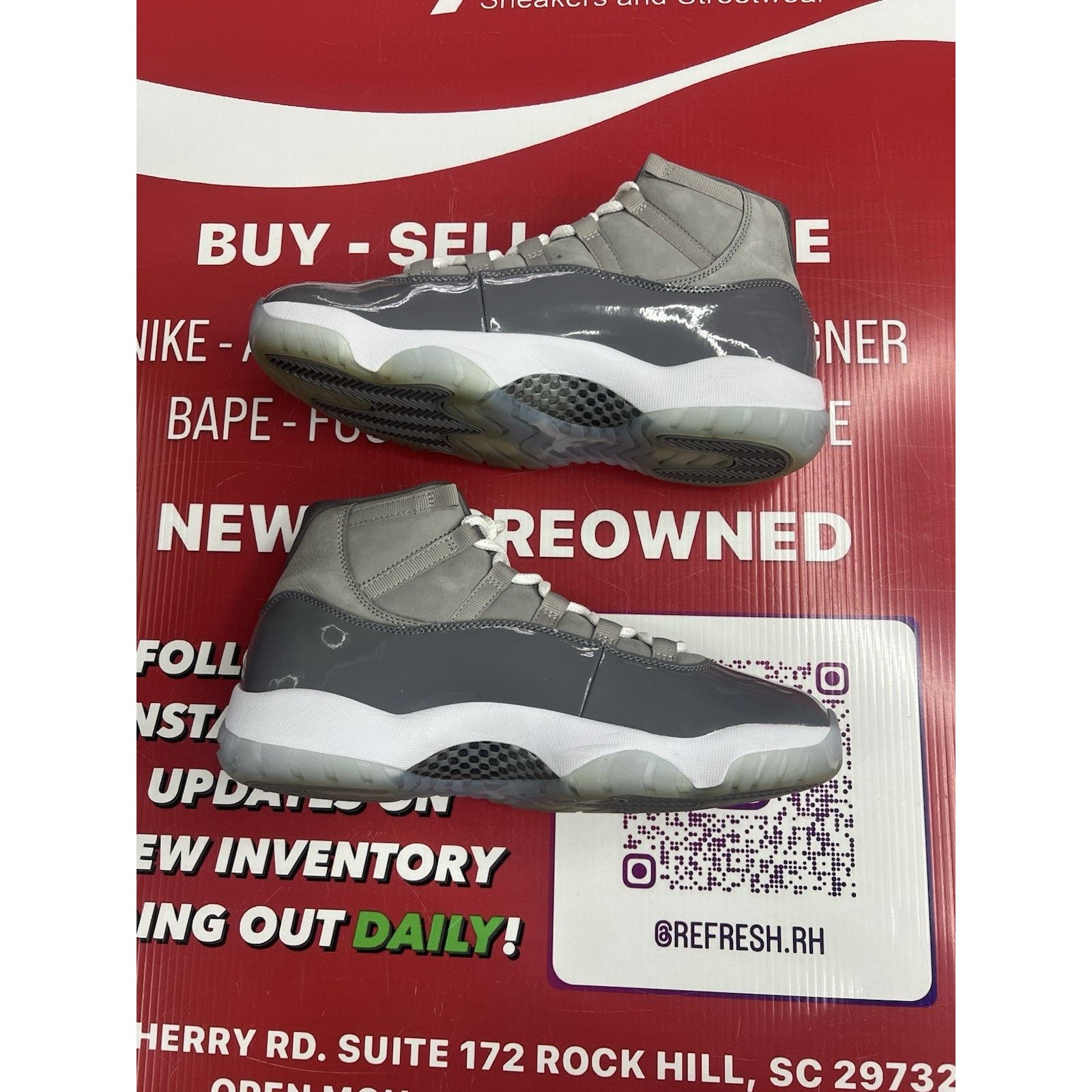 Jordan Brand Air Jordan 11 Cool Grey Size 10.5 CT8012-005 Size US 10.5 / EU 43-44 - 3 Thumbnail