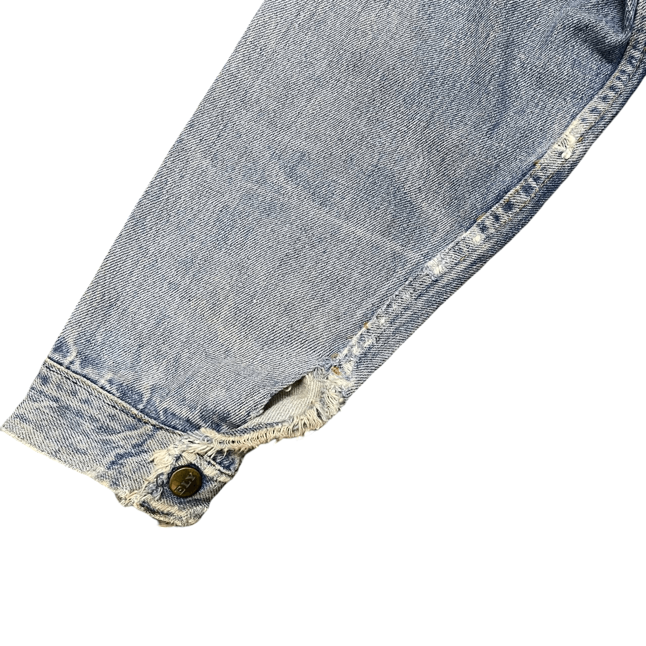 Vintage Vintage 60's Ely Denim Jacket Selvedge Distresed Trucker Size US M / EU 48-50 / 2 - 8 Thumbnail