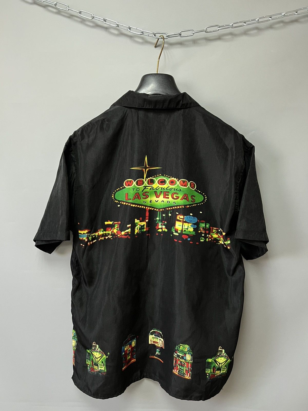 Vintage Vintage Las Vegas Shirt Short Sleeve men’s size L y2k Size US L / EU 52-54 / 3 - 1 Thumbnail