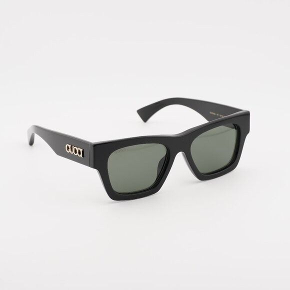Gucci Gucci GG1835SA 001 Sunglasses Black Square Frame Size ONE SIZE - 1 Thumbnail