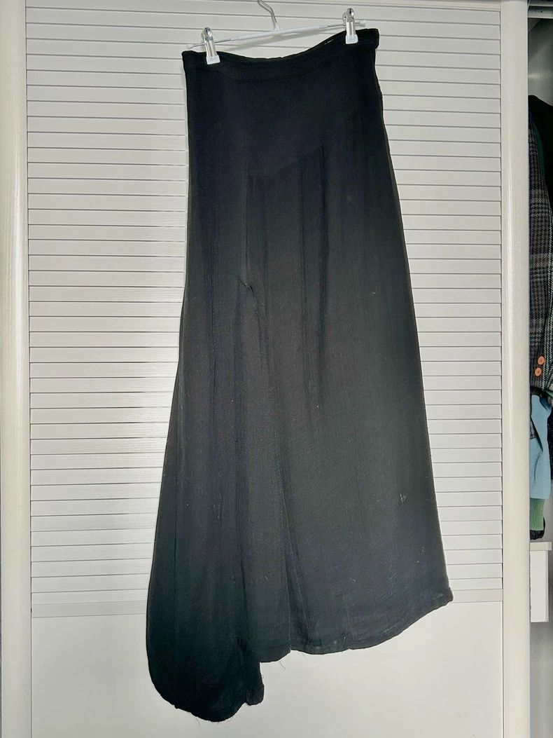 Yohji Yamamoto Yohji Yamamoto size os Dark Black Wind Twisted Design Irre Size 25" / US 0 / IT 36 - 1 Thumbnail
