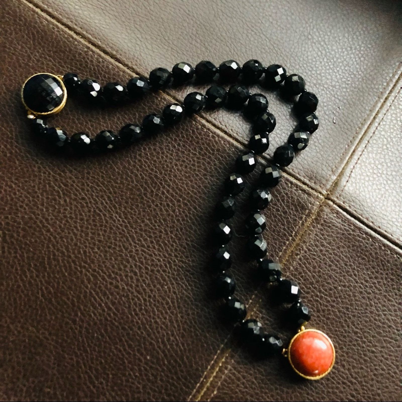 Vintage Vintage faceted glass bead versatile fringe necklace Size ONE SIZE - 10 Thumbnail