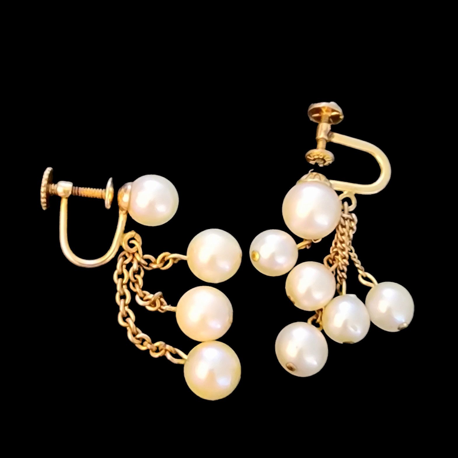 Other Vintage faux pearl screw back earrings Size ONE SIZE - 1 Thumbnail