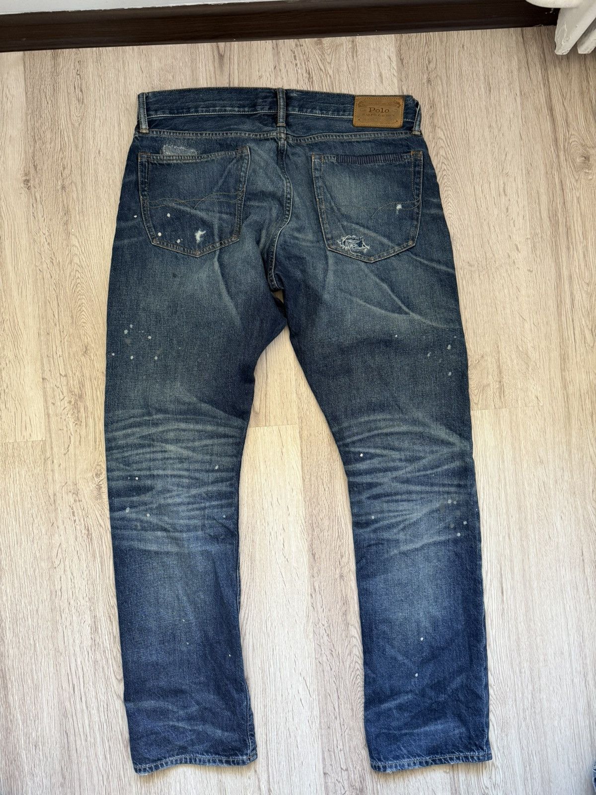 Polo Ralph Lauren Polo Ralph Lauren Varick Slim Straight Distressed Jeans Size US 34 / EU 50 - 18 Thumbnail
