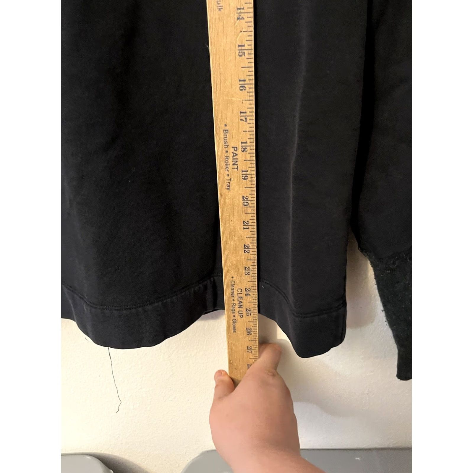 Ralph Lauren RALPH LAUREN Hoodie Women's Large Petite Black Hooded Stretch Logo Full Zip Size L / US 10 / IT 46 - 4 Thumbnail