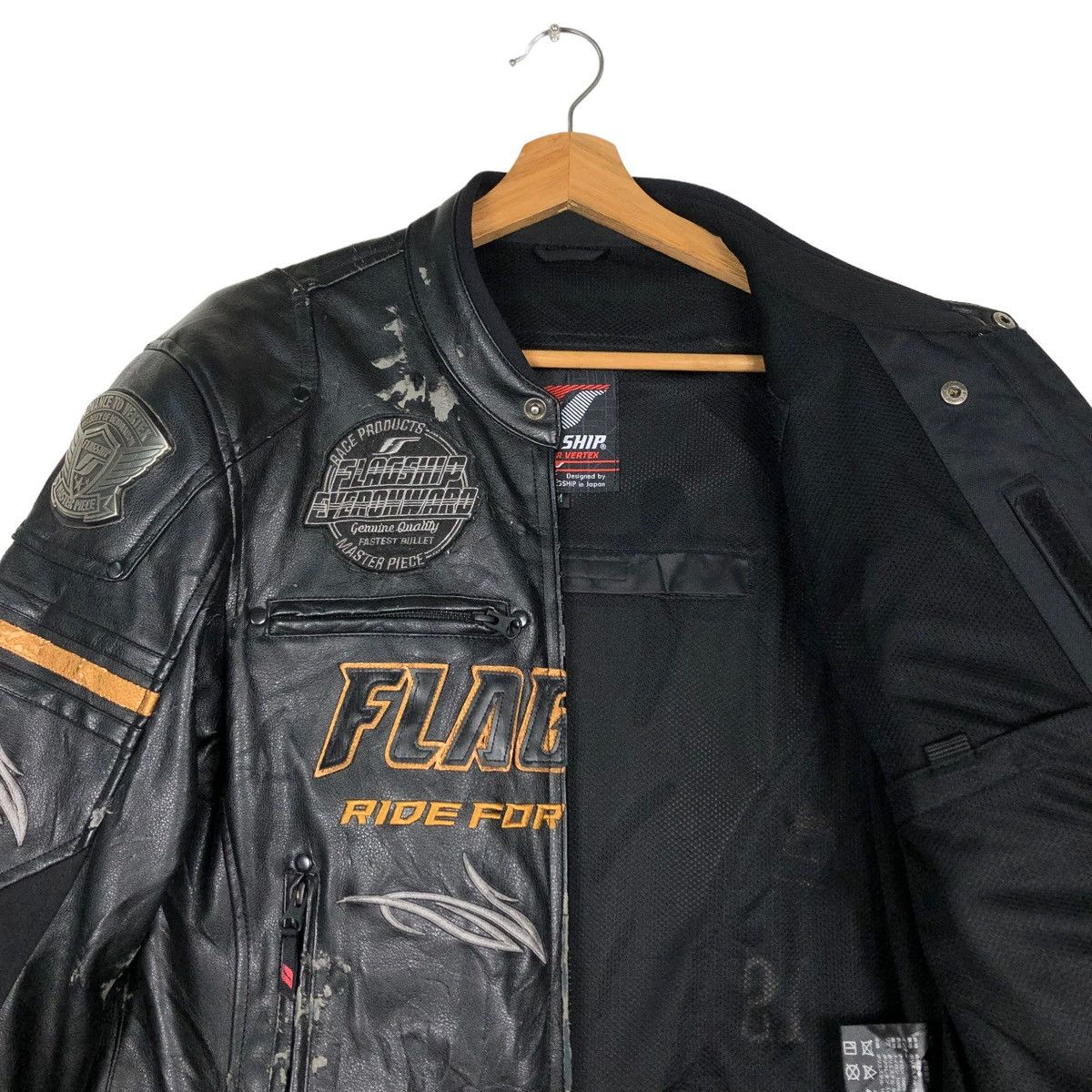 Japanese Brand 🔥Vintage Racing Biker Jacket Flagship Japan Made Big Logo Size US M / EU 48-50 / 2 - 12 Thumbnail