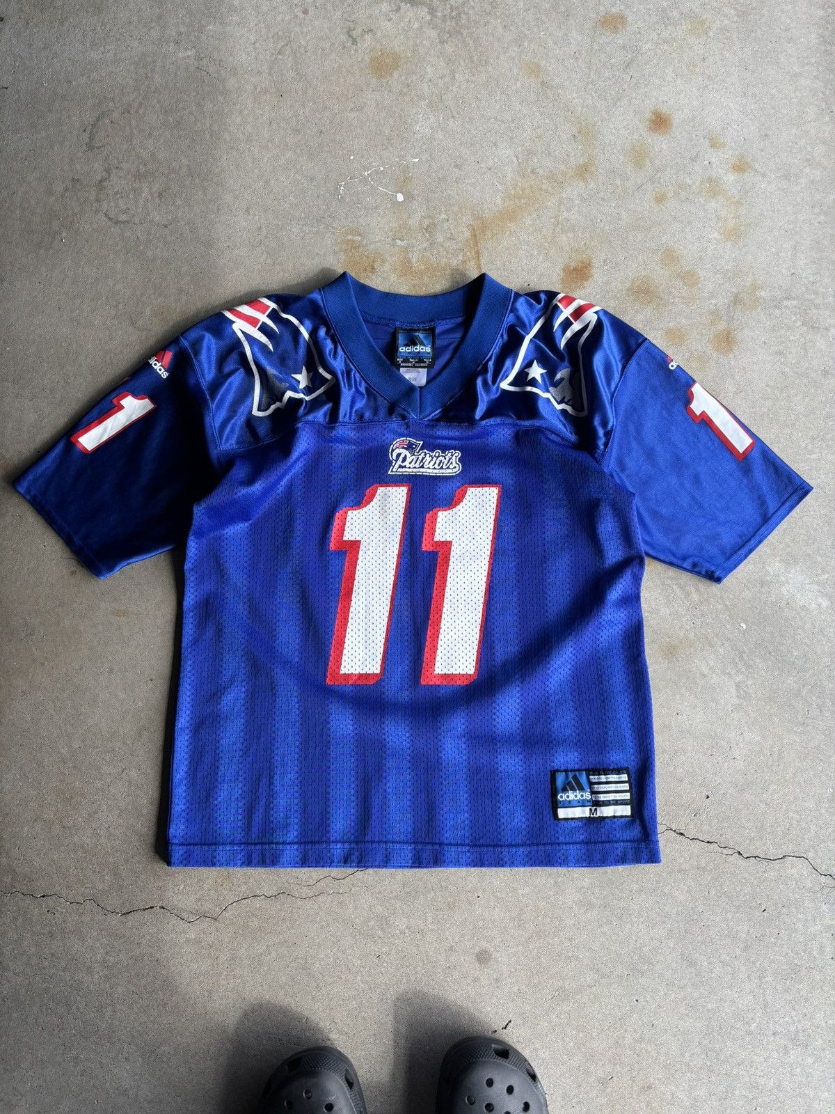 NFL Vintage 90s New England Patriots Bledsoe Jersey Size US M / EU 48-50 / 2 - 1 Thumbnail