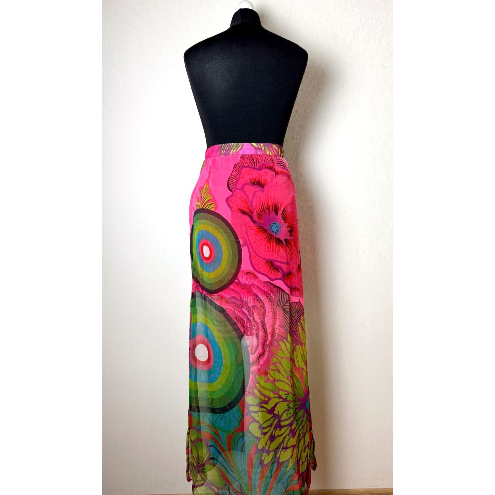 Desigual Desigual Skirt Women Maxi Size 36 Multicoloured Long Size 25" / US 0 / IT 36 - 7 Thumbnail