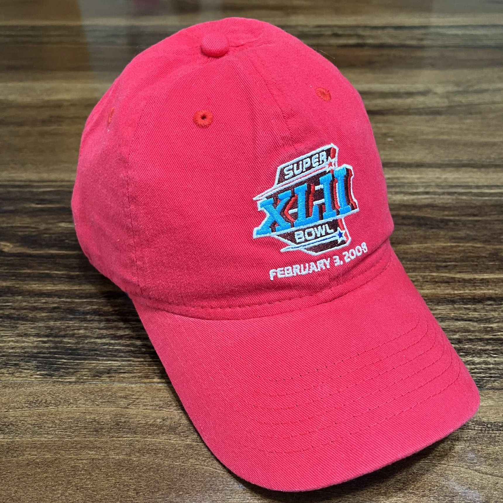 NFL NFL Hat, Football Cap, Red, Adjustable, 2008, Mens, One Size, NFL, Baseball Cap, Sports, Football, Vintage: No Size ONE SIZE - 6 Thumbnail